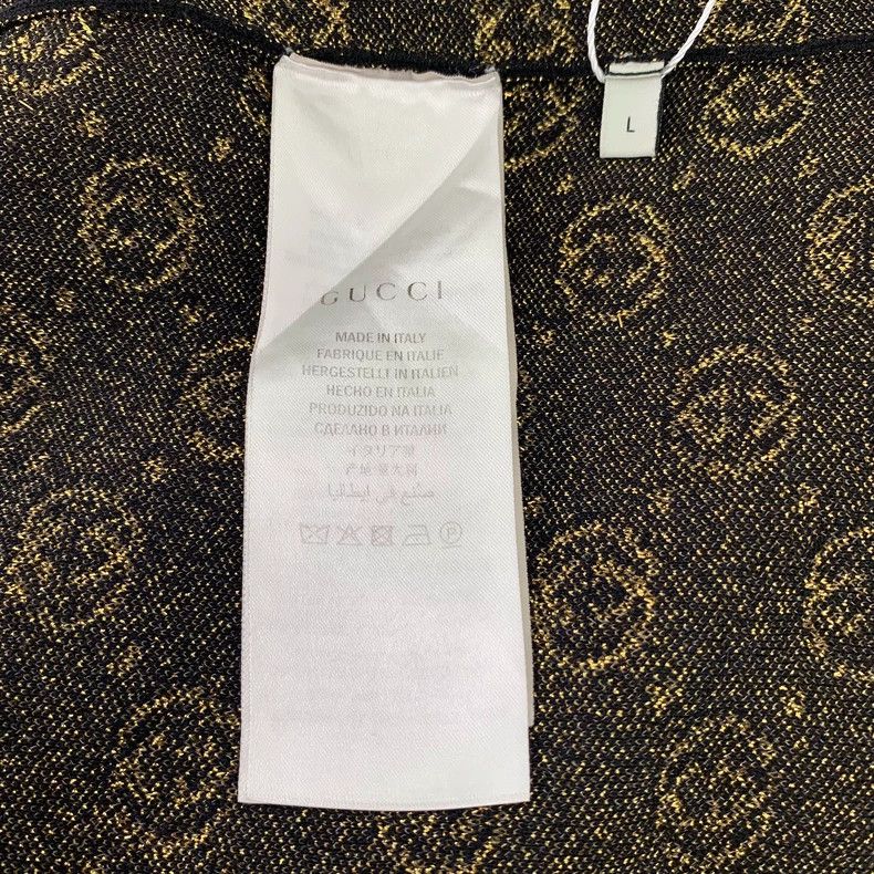 Gucci Gucci Color block logo jacquard full-printed wool round-nec Size US L / EU 52-54 / 3 - 6 Thumbnail