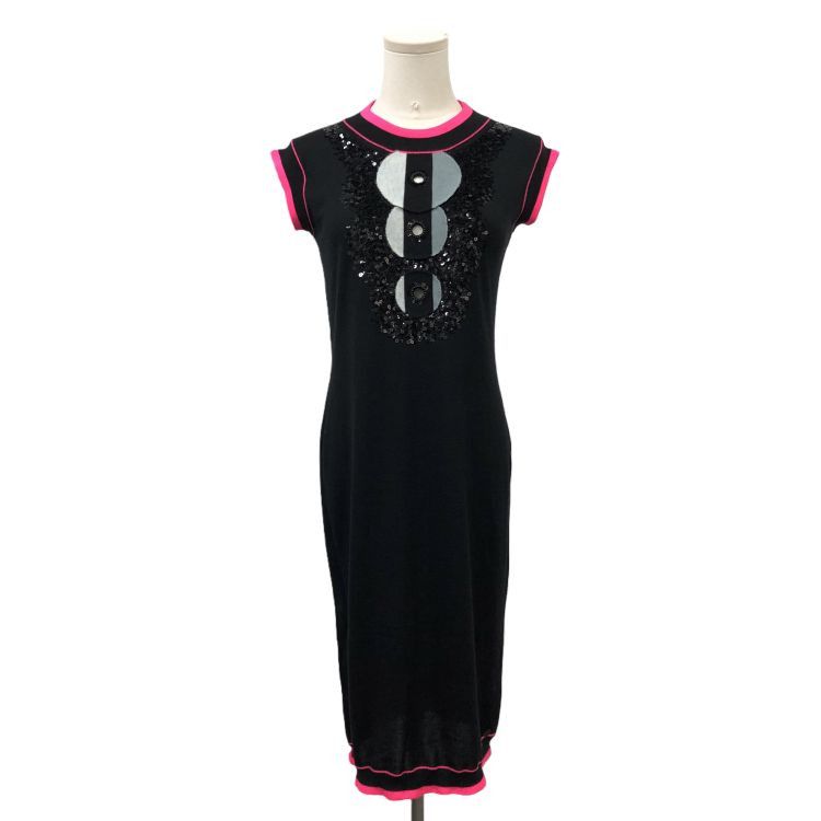 Chanel Chanel Sequin Cashmere Dress Size 38 Size S / US 4 / IT 40 - 1 Thumbnail