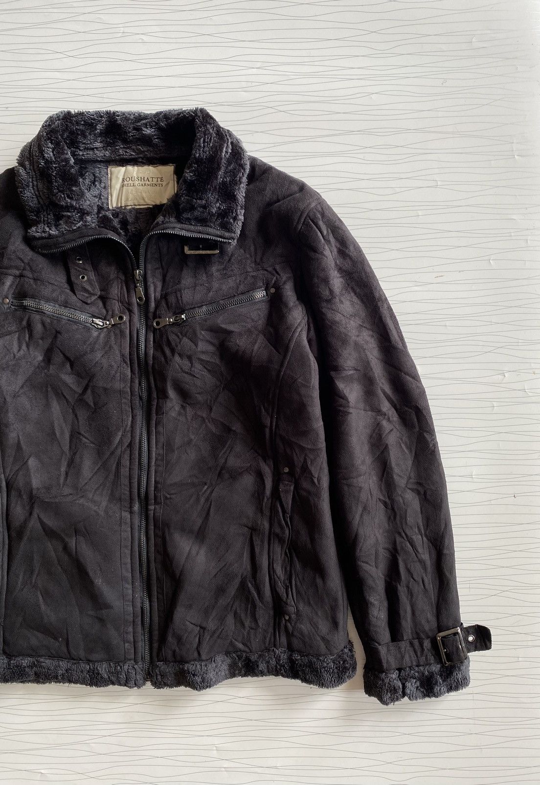If Six Was Nine × Japanese Brand × Le Grande Bleu (L.G.B.) japanesebrand Roushatte fur linning black jacket Size US L / EU 52-54 / 3 - 6 Thumbnail