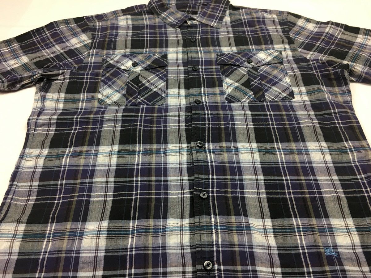 Burberry × Flannel Burberry Black Label Flannel Plaid Checked Double Pocket Size US L / EU 52-54 / 3 - 3 Thumbnail