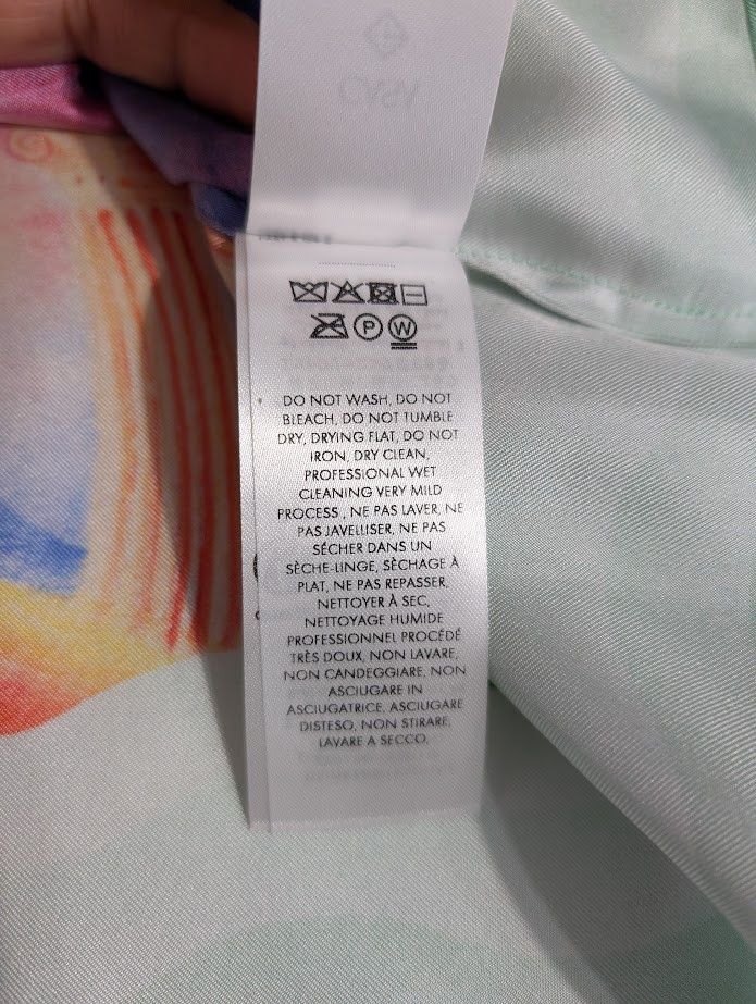Casablanca o1rshd1 DUP /Silk Twill Short Sleeve Collar Shirt Multicolor Size US M / EU 48-50 / 2 - 15 Thumbnail