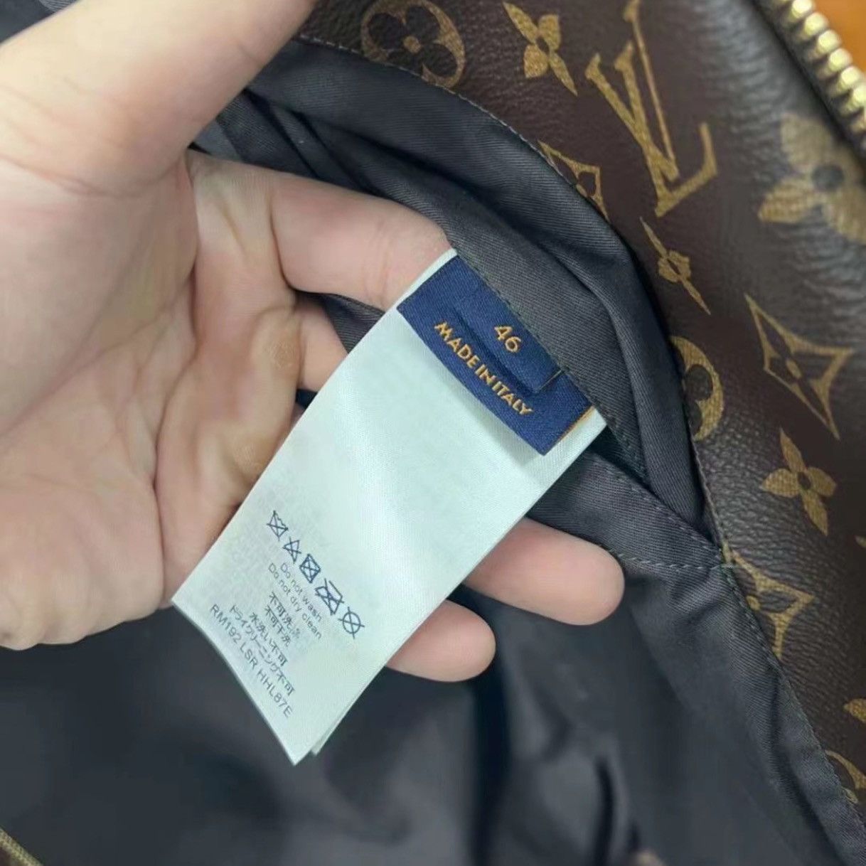 Louis Vuitton Ebene Monogram Canvas Admiral Jacket Gold Hardware Size US S / EU 44-46 / 1 - 16 Thumbnail