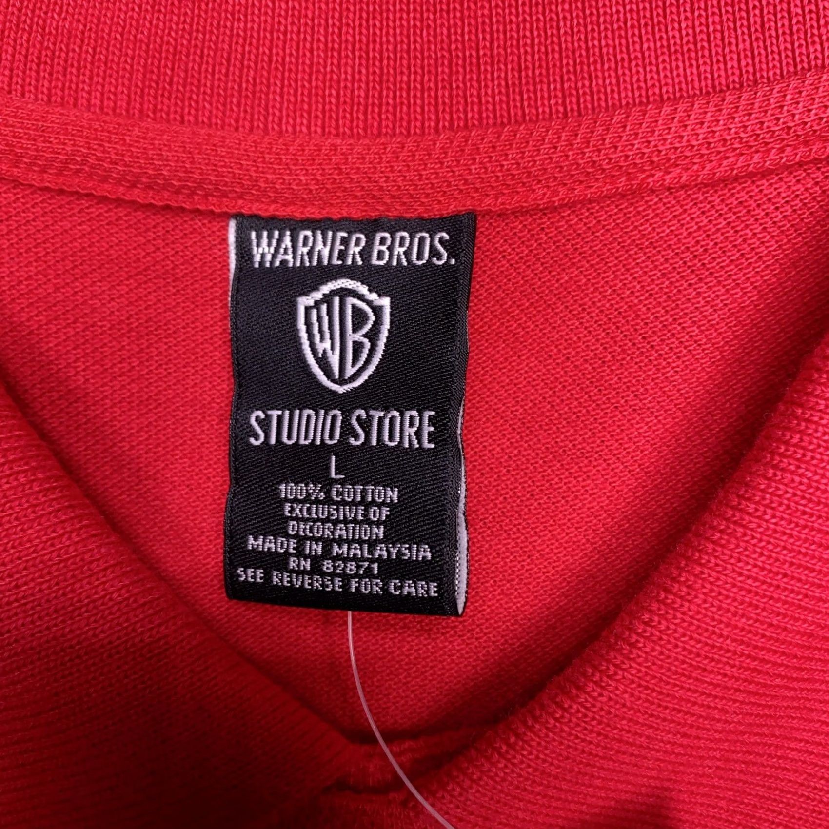 Vintage VINTAGE Warner Bros. Polo Shirt Mens L Red Bugs Bunny 90s Cartoon Embroidered Short Sleeve Polo Shirt Mens Red Size US L / EU 52-54 / 3 - 4 Thumbnail