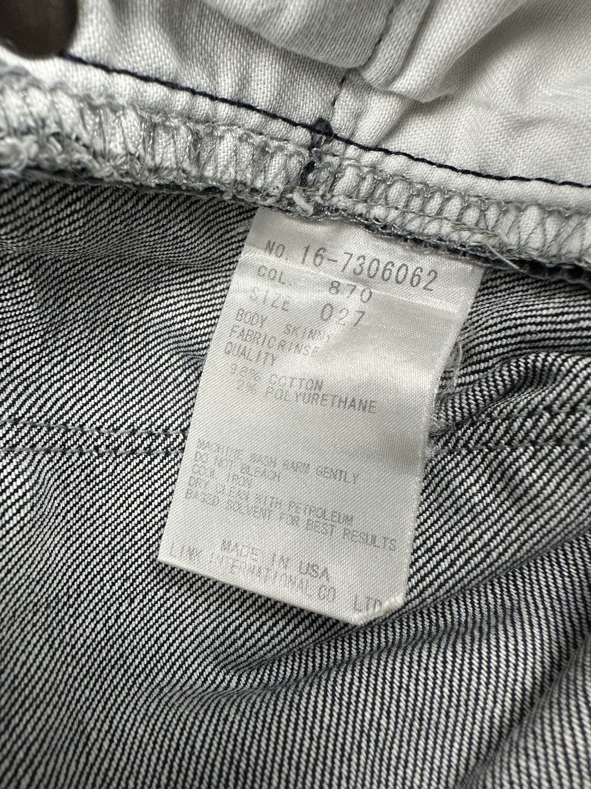 Helmut Lang Helmut Lang New York USA Made Denim Size US 29 - 11 Thumbnail