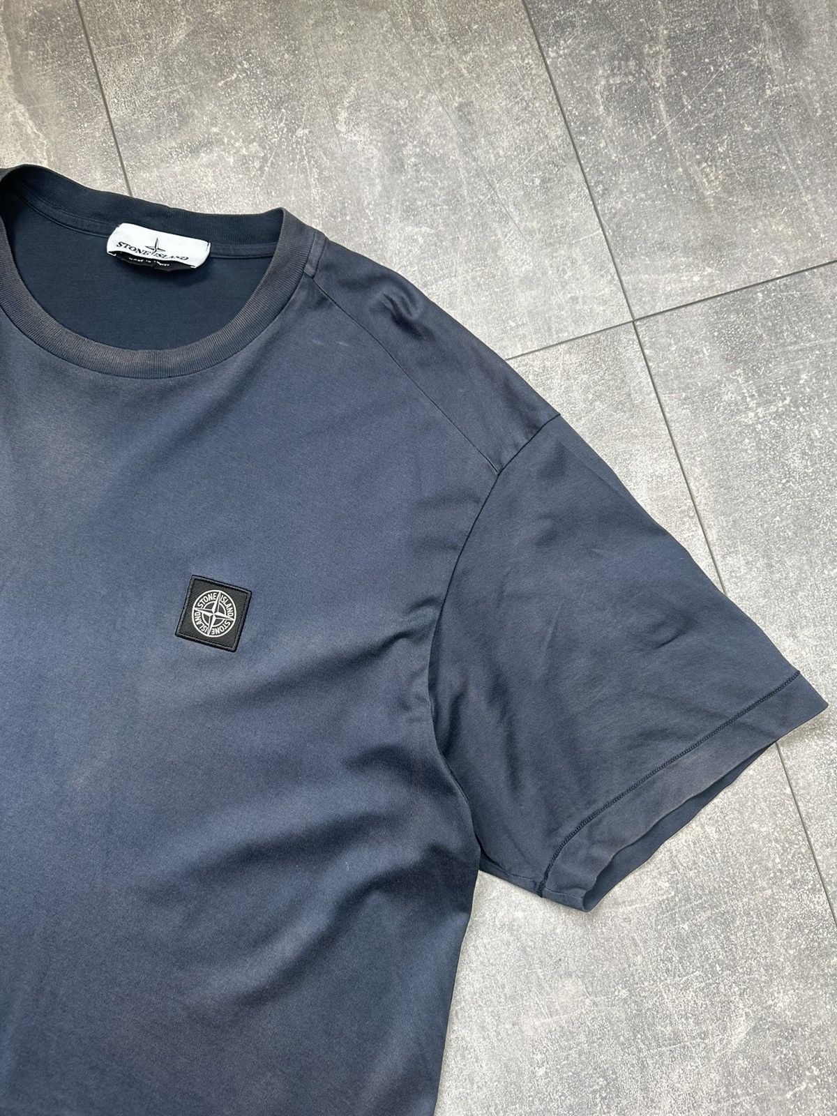 Vintage Stone Island Patch Program Distressed Tee Size US XXL / EU 58 / 5 - 4 Thumbnail