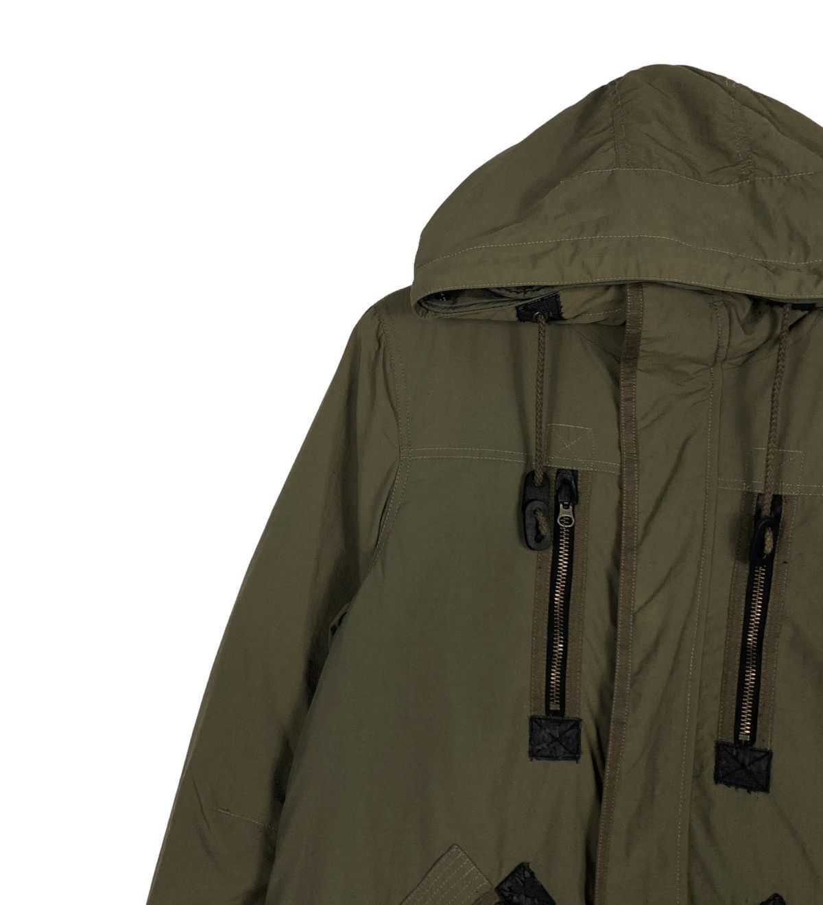 Japanese Brand 🔥VINTAGE LONG JACKET BIKER BONDAGE BAGARCH CROSS BIG LOGO Size US L / EU 52-54 / 3 - 13 Thumbnail