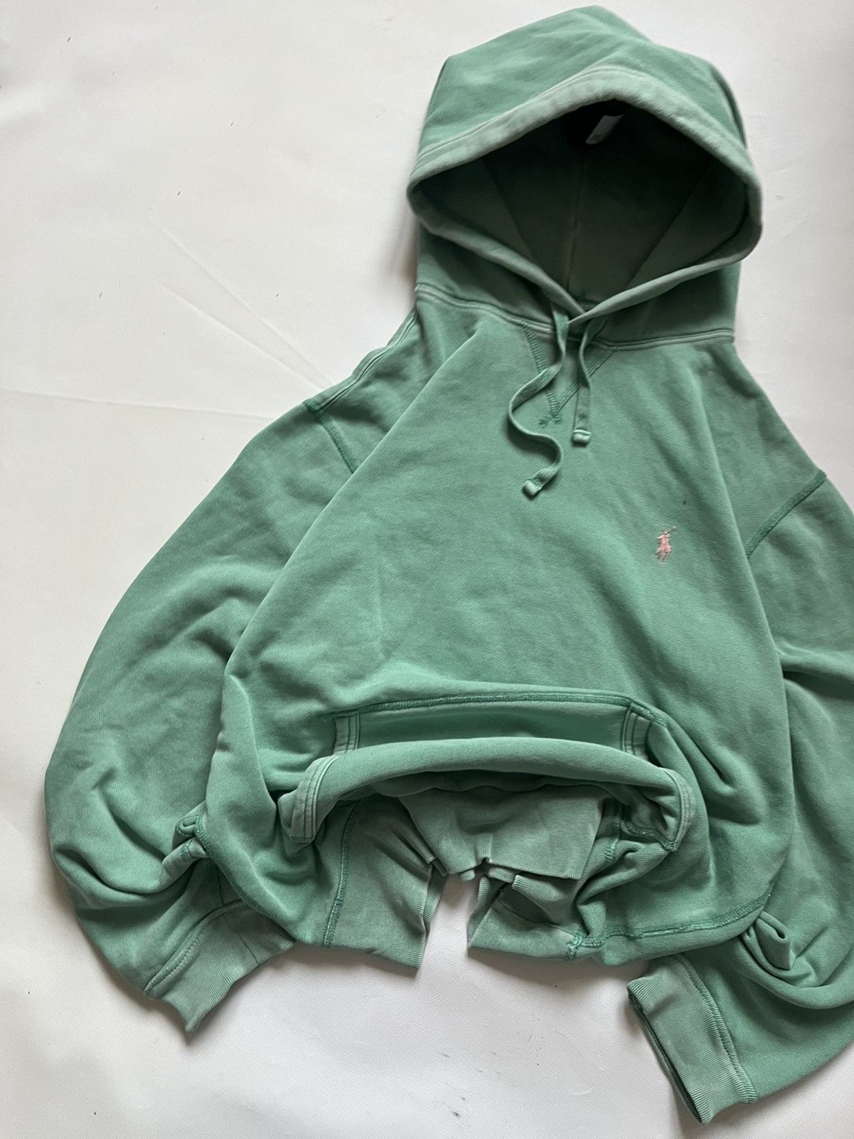 Polo Ralph Lauren Polo Ralph Lauren Denim Hoodie Mint Green Small Logo Size US M / EU 48-50 / 2 - 3 Thumbnail