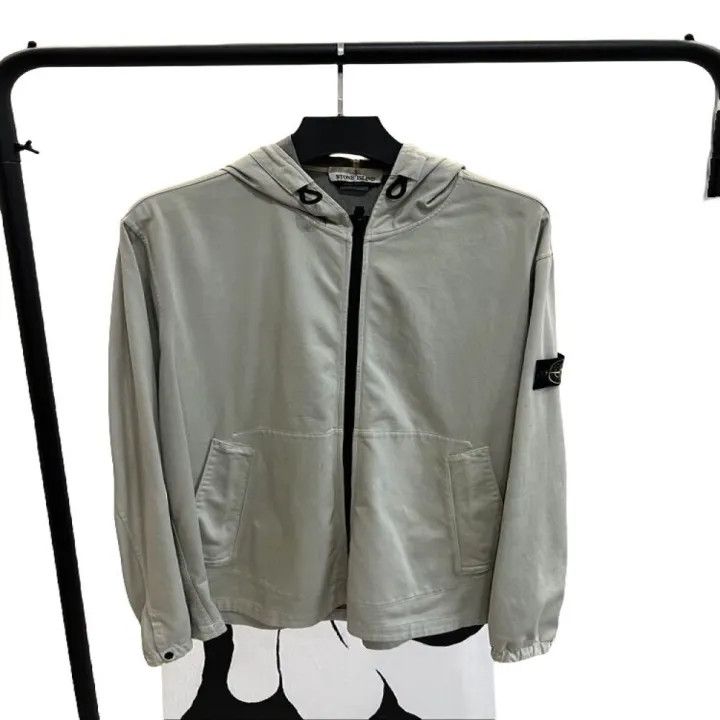 Stone Island Stone Island Classic Zip-Up Hooded Jacket Size US XL / EU 56 / 4 - 1 Thumbnail