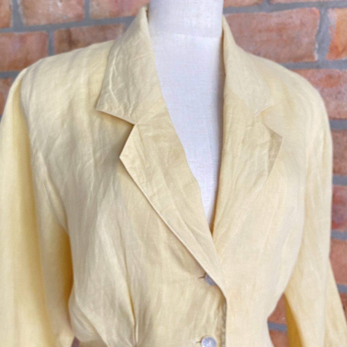 Chloe Chloe Yellow Blazer Size S / US 4 / IT 40 - 3 Thumbnail