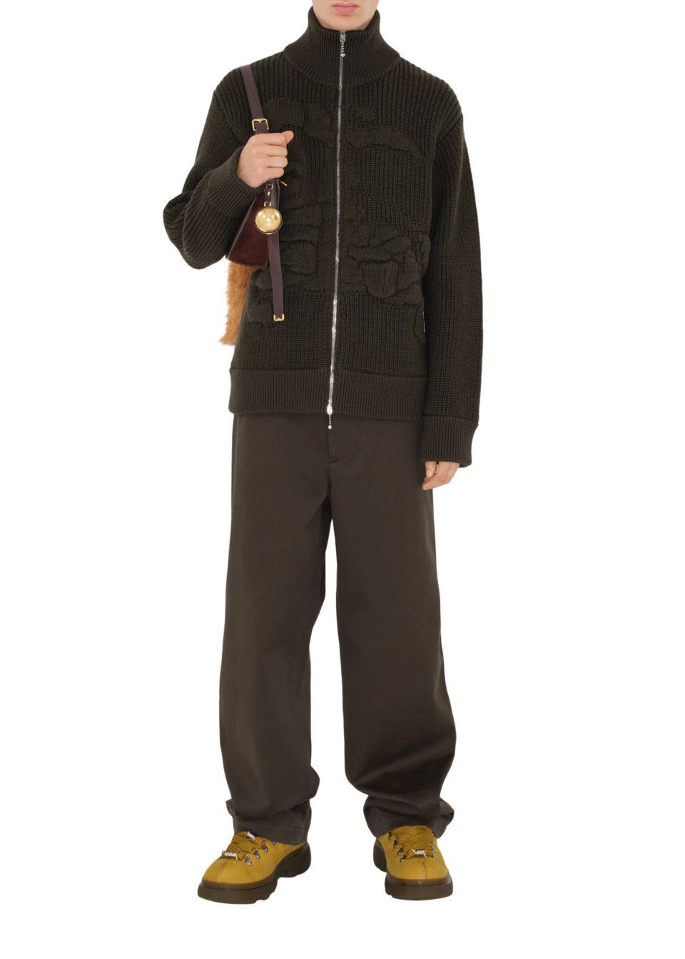 Burberry o1y0426 Cardigan in Dark Brown Size US M / EU 48-50 / 2 - 3 Thumbnail