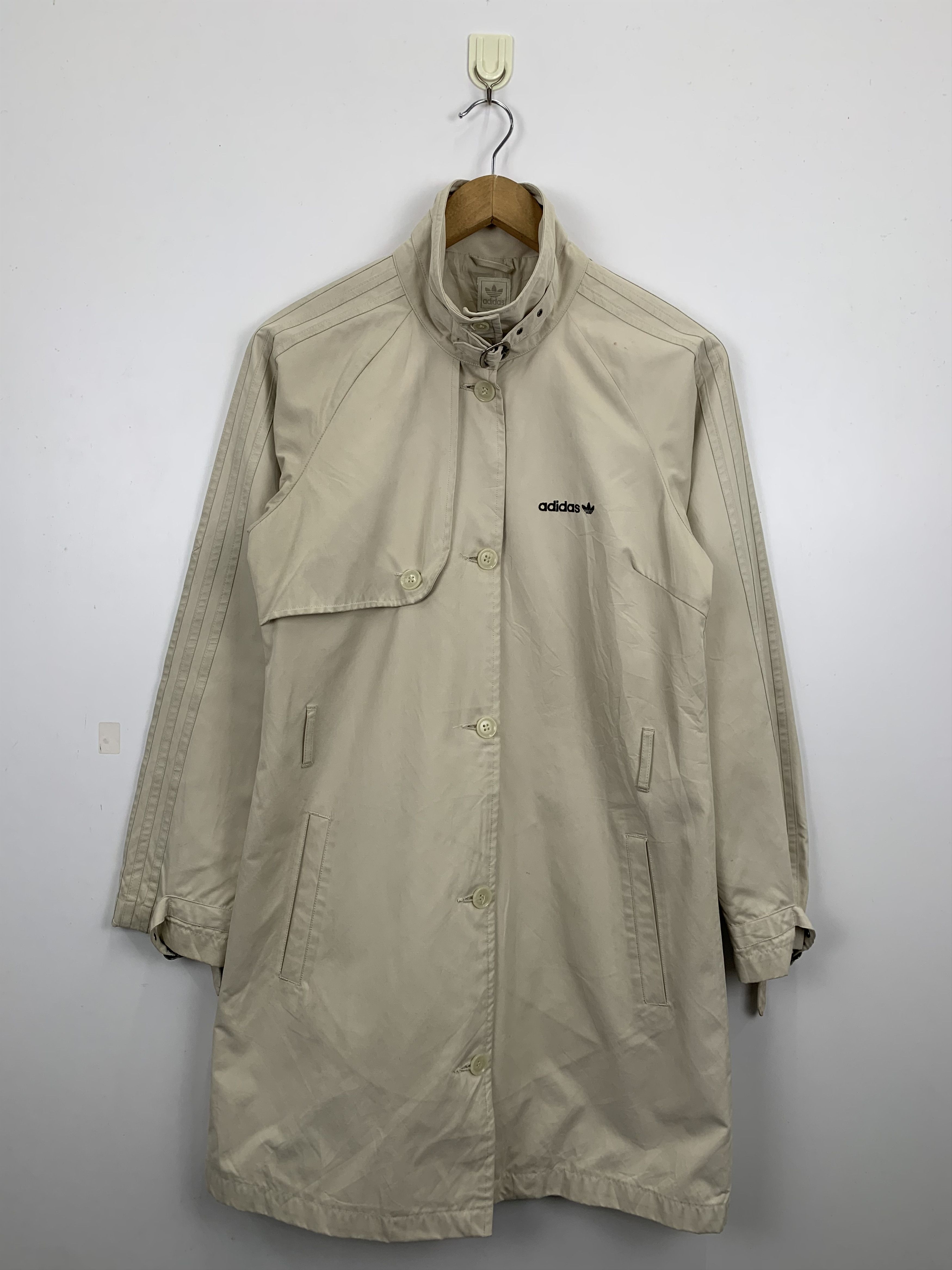 Adidas Vintage 90s Adidas Button Up Parka Jacket J1019 Size US M / EU 48-50 / 2 - 1 Thumbnail