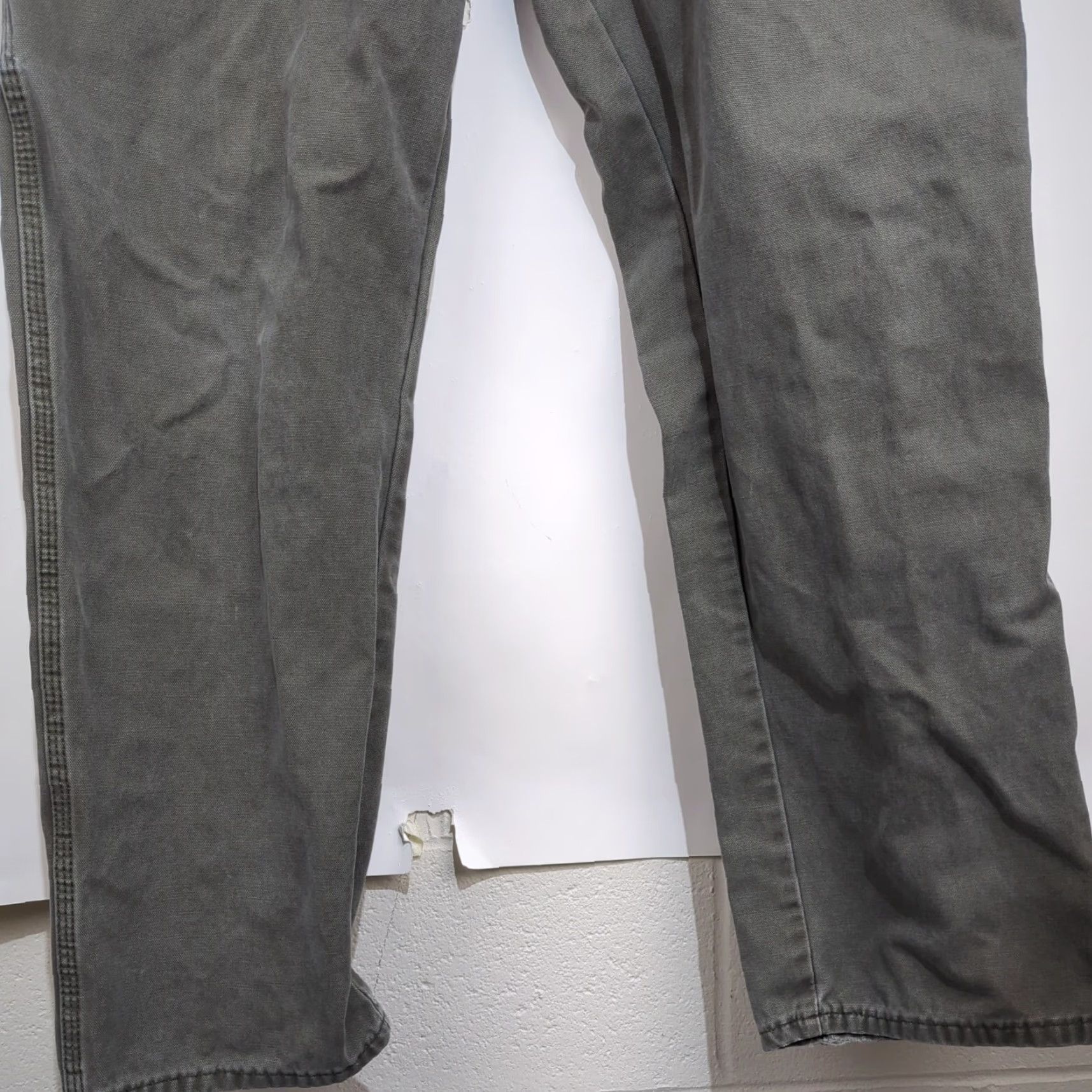 Dickies Dickies Denim Carpenter Straight Leg Jeans Men's 36x32 Green - Regular Fit, 5-Pocket, Belt Loops, High Rise, Cotton, Denim, Work Jeans Size US 36 / EU 52 - 7 Thumbnail