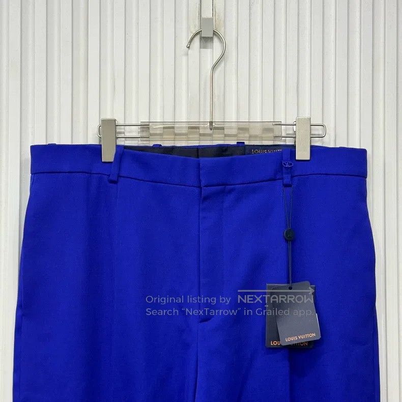 Louis Vuitton Louis Vuitton size US 48 Lightning blue logo slacks pants Size US 32 / EU 48 - 3 Thumbnail