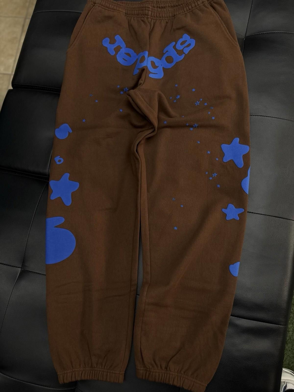 Other Size L - Sp5der Worldwide Brown/Blue Sweats Authentic Size US 34 / EU 50 - 1 Thumbnail