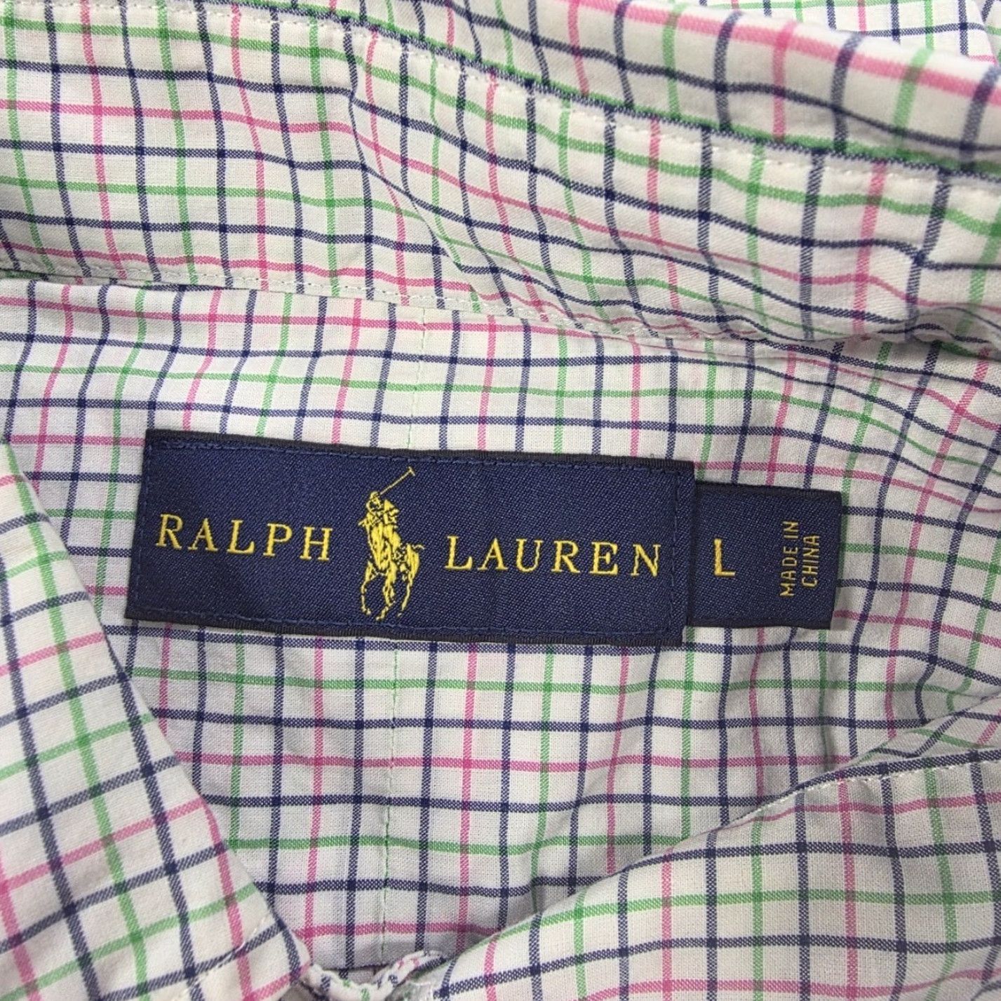 Ralph Lauren Ralph Lauren Shirt Mens Large Multicolor Check Light Weight Preppy Casual Friday Size US L / EU 52-54 / 3 - 6 Thumbnail
