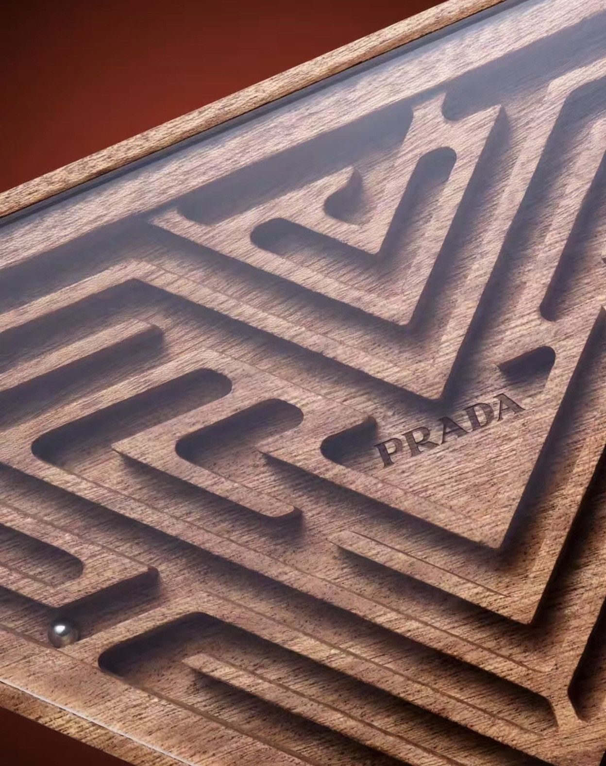 Prada 🔺Prada wooden maze game home decor with dragon red packets Size ONE SIZE - 1 Thumbnail