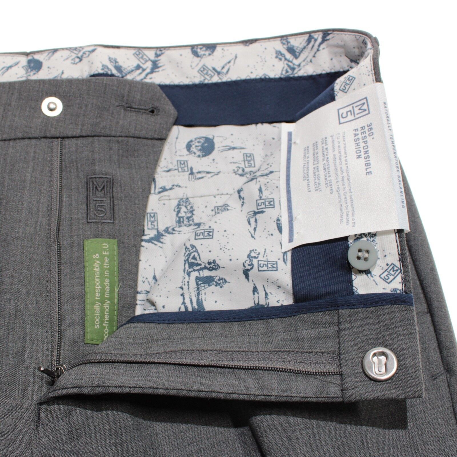 Other Meyer New with tags Dress Pants Size 33 US In Gray Size US 33 - 3 Thumbnail