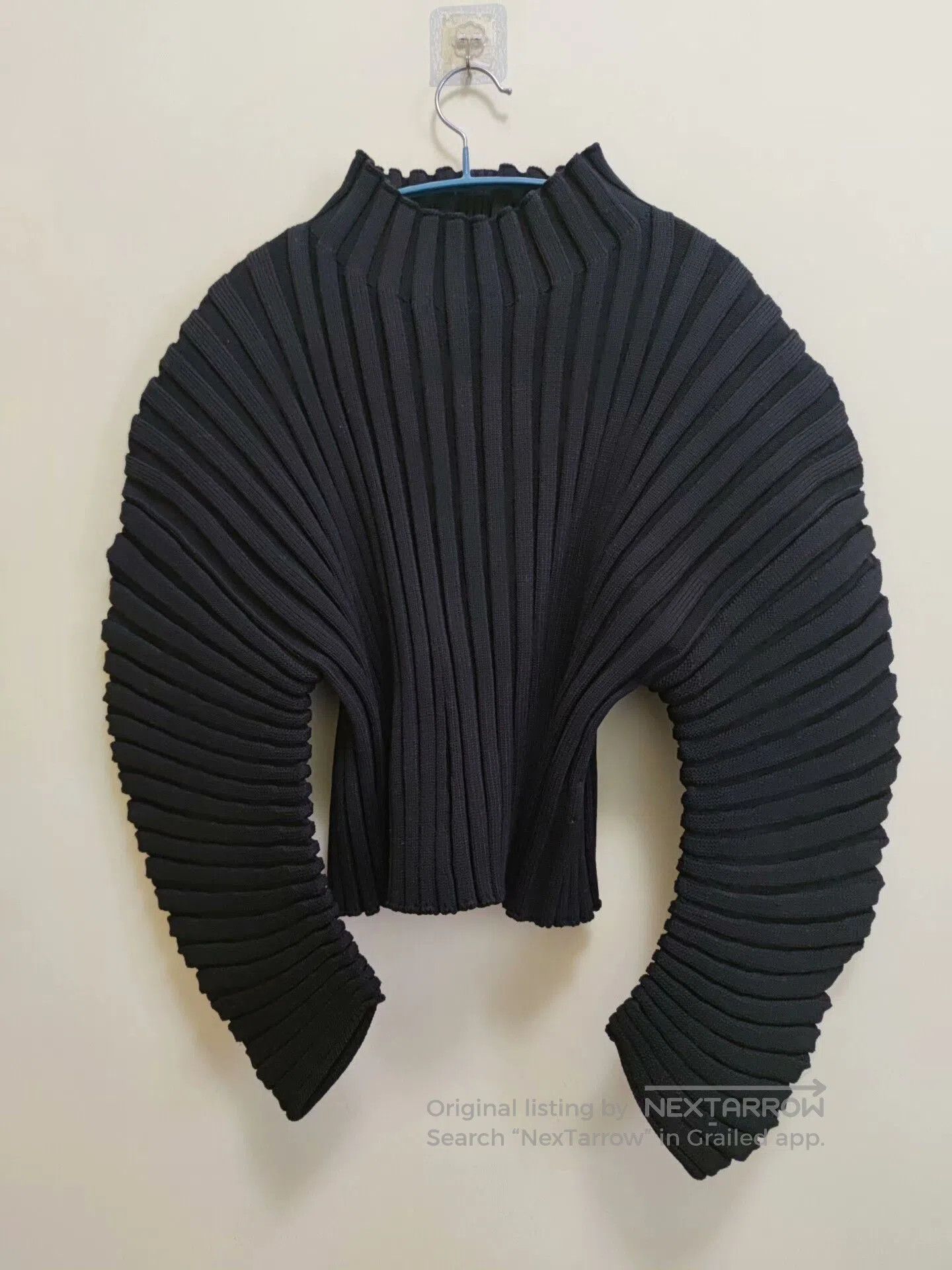 Issey Miyake Style 3D Knit Sweater.