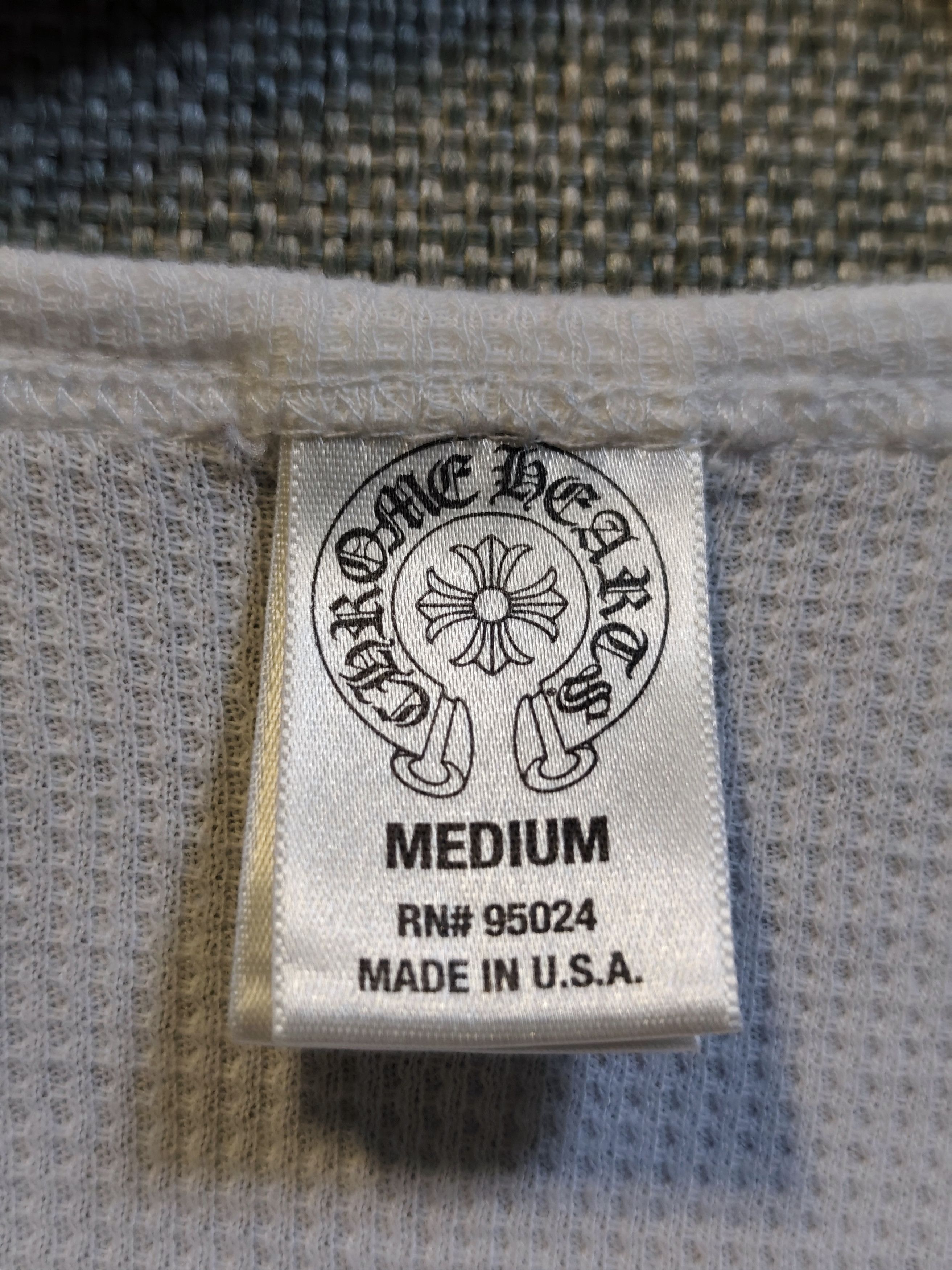 Chrome Hearts Vtg Chrome Hearts White Thermal Long Sleeve - "F* YOU"* Size US S / EU 44-46 / 1 - 7 Thumbnail
