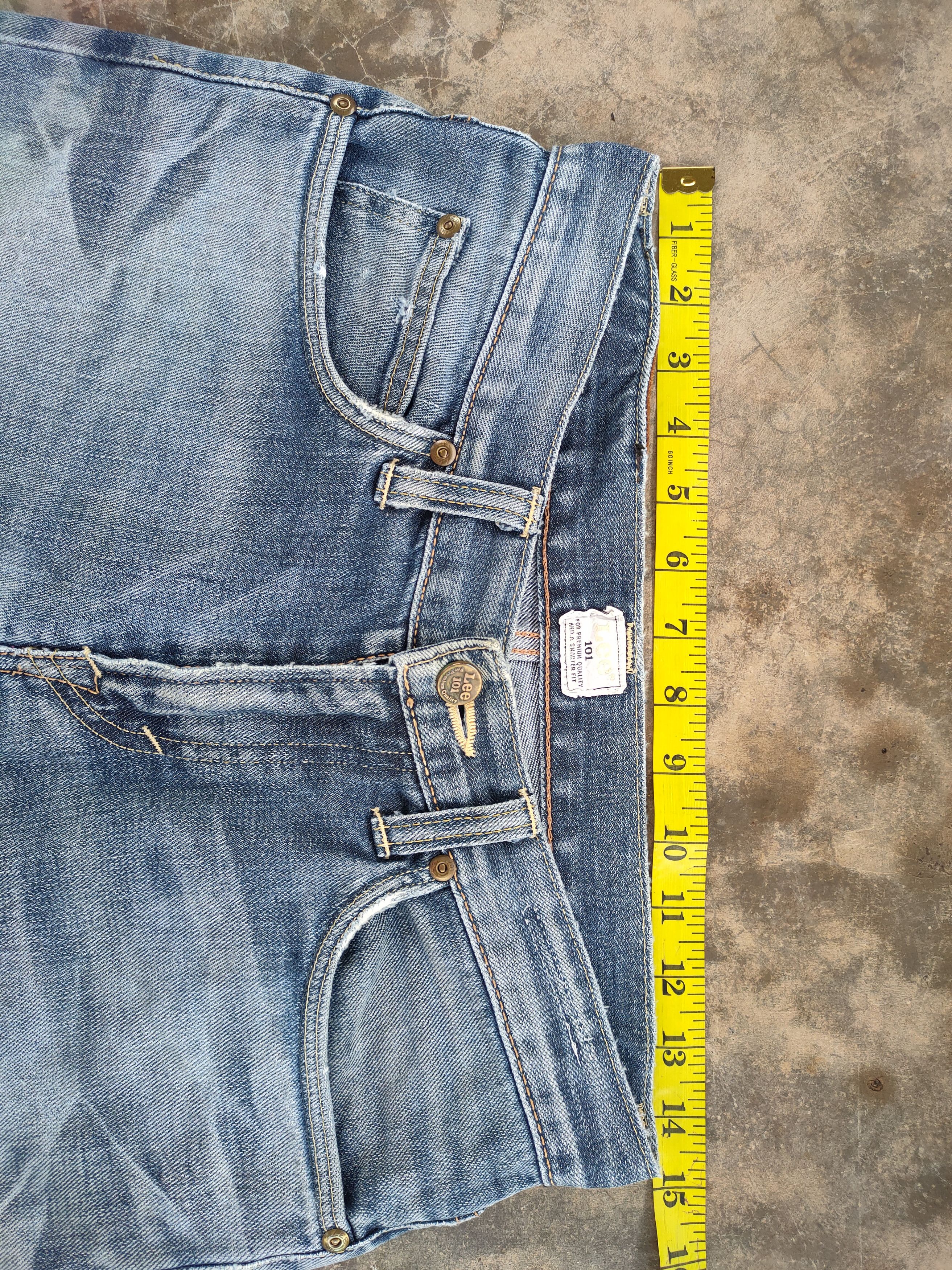 Lee VINTAGE LEE 101 FADED DISTRESSED JEANS DENIM PANTS Size US 29 - 7 Thumbnail