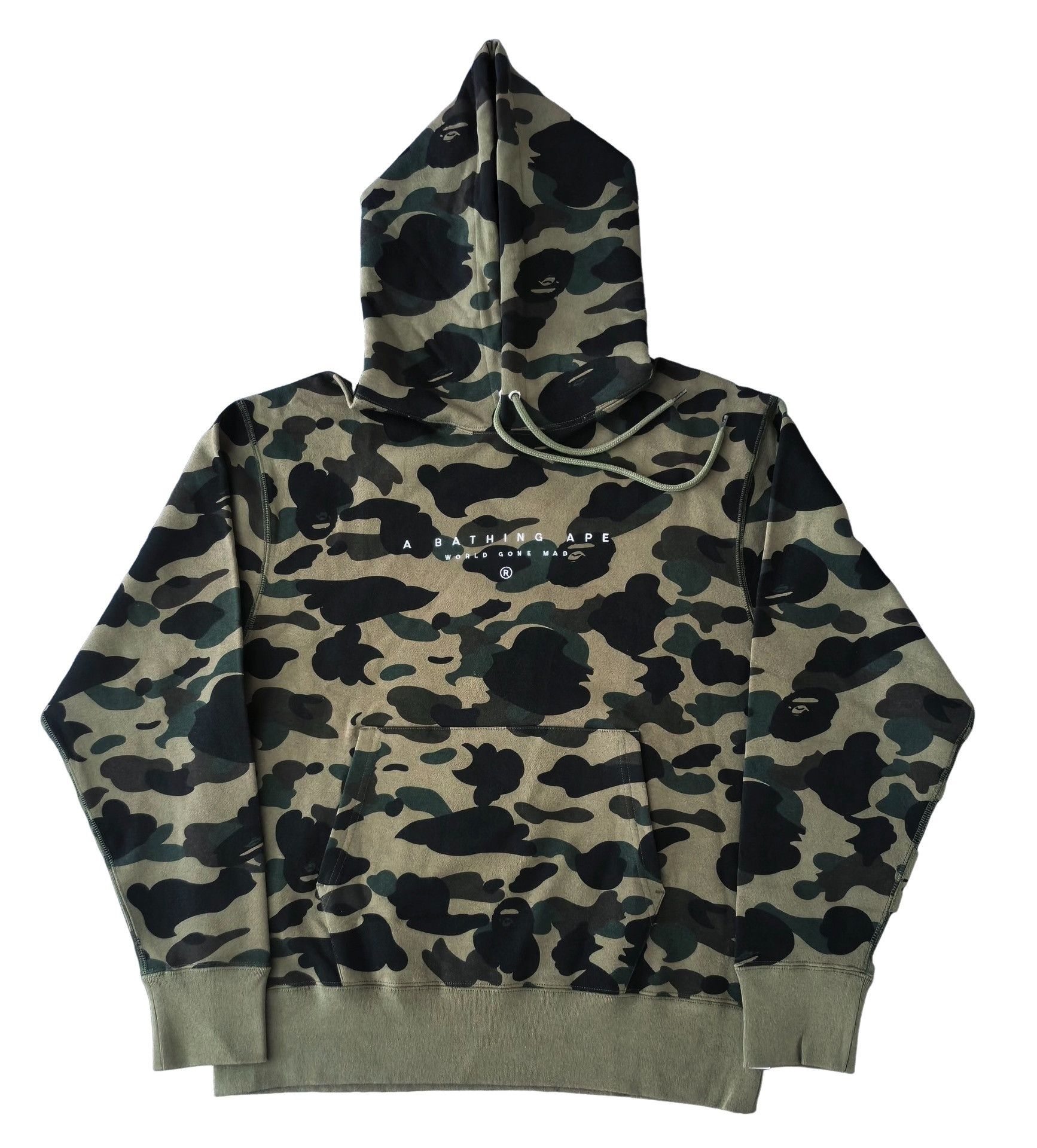 Bape Bape World Gone Mad Camo Hoodie Size M Size US M / EU 48-50 / 2 - 1 Thumbnail
