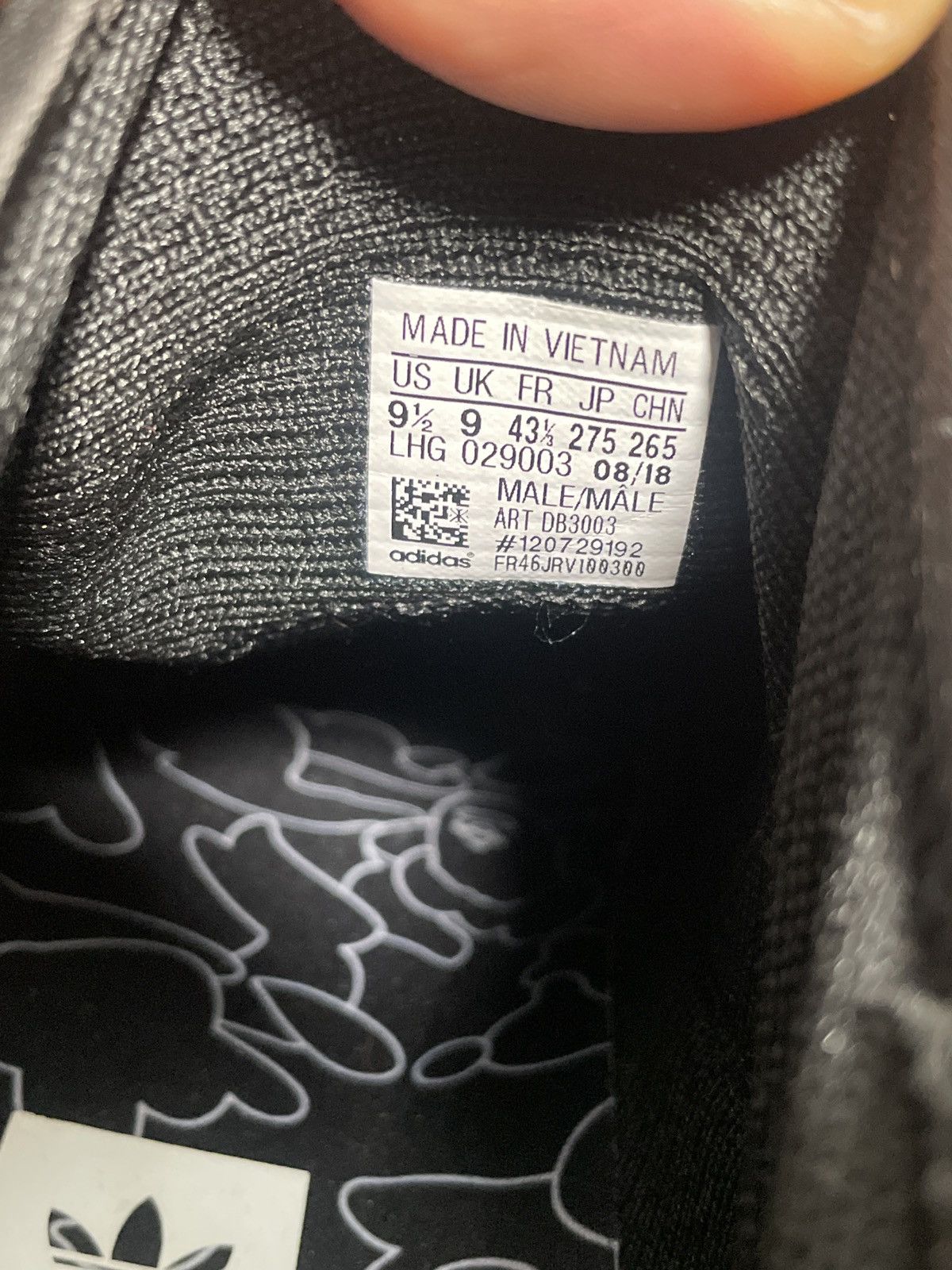 Adidas Bape x adidas 3st.002 Size US 9.5 / EU 42-43 - 4 Thumbnail