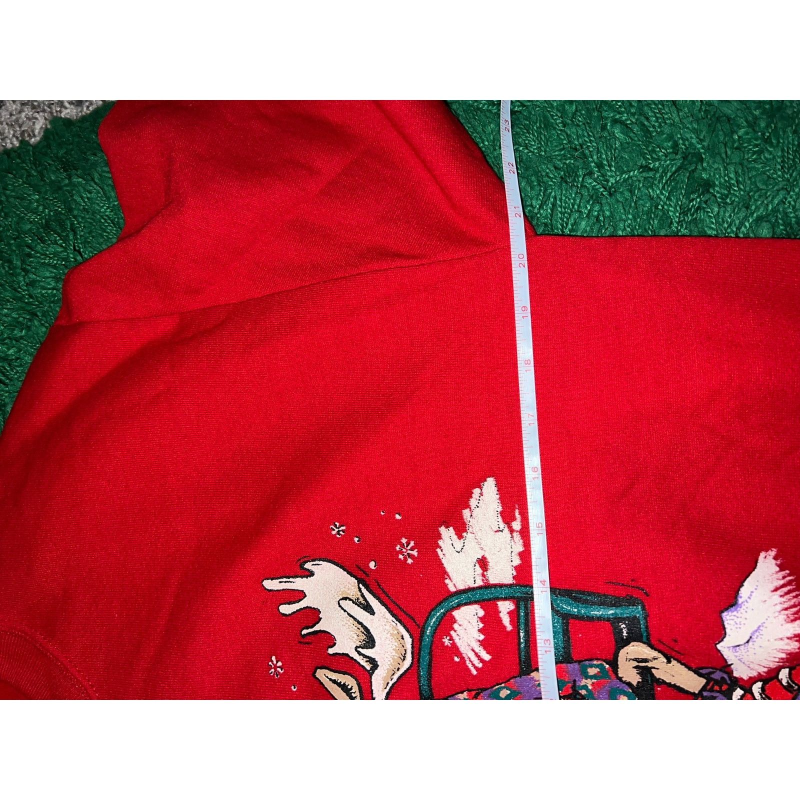 Jerzees Vintage Utah Sweatshirt Moose Skiing Red Ski Crewneck 90s M Size US M / EU 48-50 / 2 - 10 Thumbnail