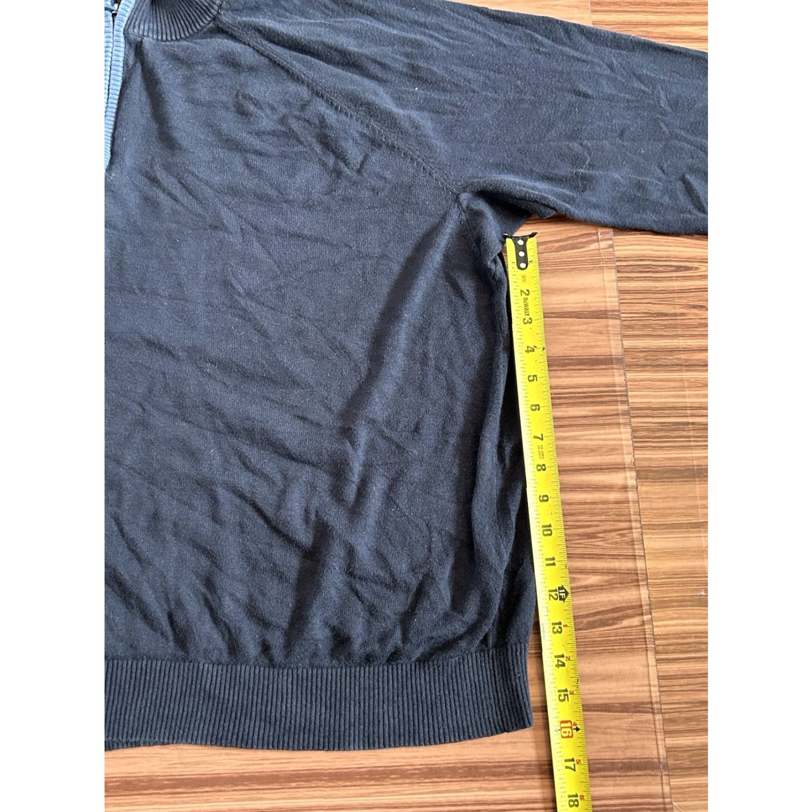 Vintage Duluth 1/4 Zip Pullover Sweater Men’s Blue 2XL Regular Knit Collared Zippered Casual Winter Fall Spring Outdoor Golf Hiking Walking Size US XXL / EU 58 / 5 - 3 Thumbnail