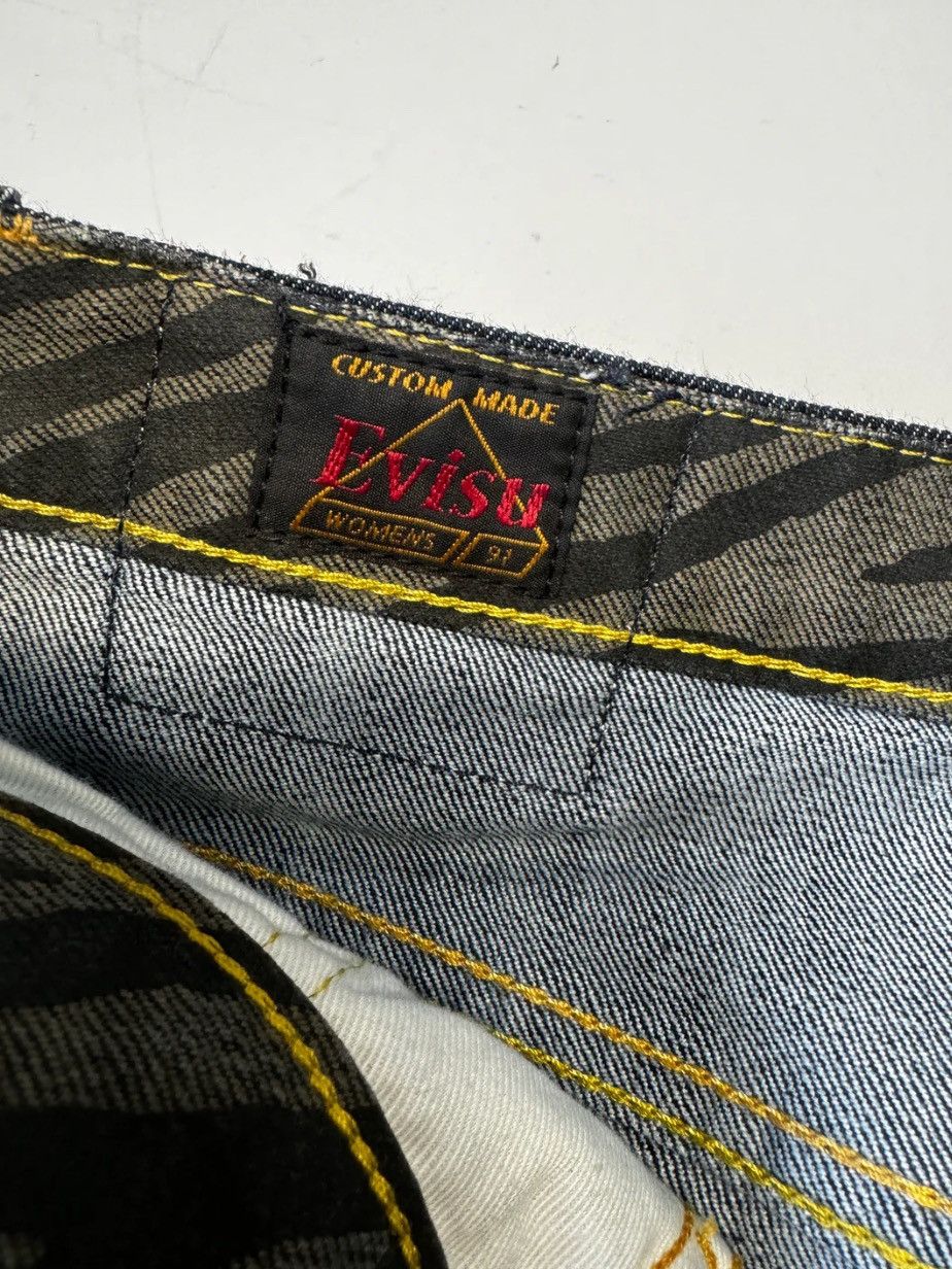 Evisu × Japanese Brand Evisu Fur Denim Skirt Seagull Size 29" - 5 Thumbnail