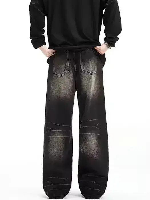 Japanese Brand Vintage loose fitting straight leg jeans Size US 32 / EU 48 - 3 Thumbnail