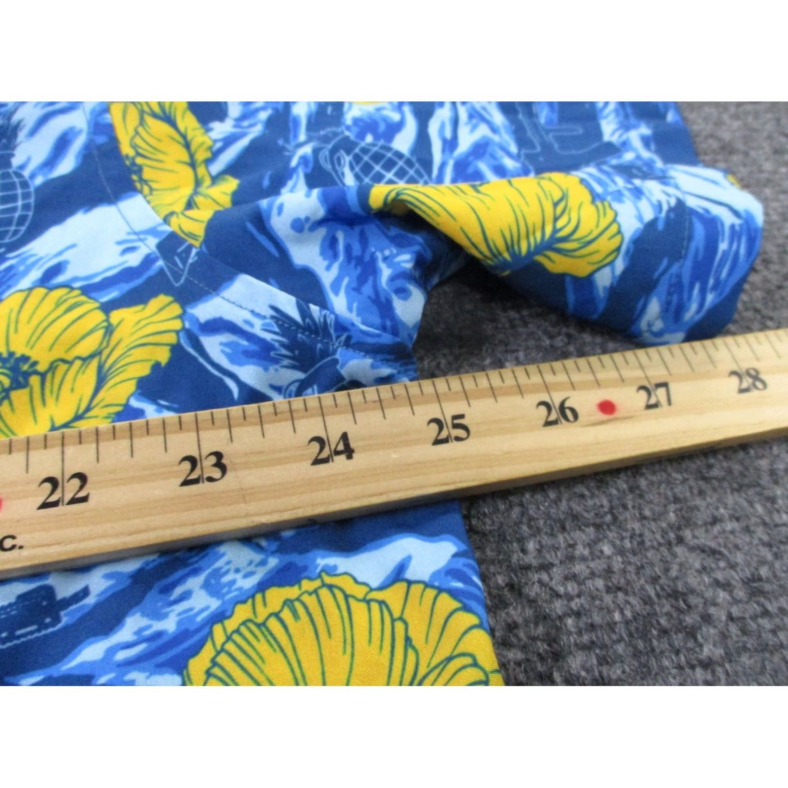 Vintage Savage Tacticians Shirt Mens 3XL Blue Floral Hawaiian Button-Up Gear Gun Grenade Beach Size US XXL / EU 58 / 5 - 5 Thumbnail