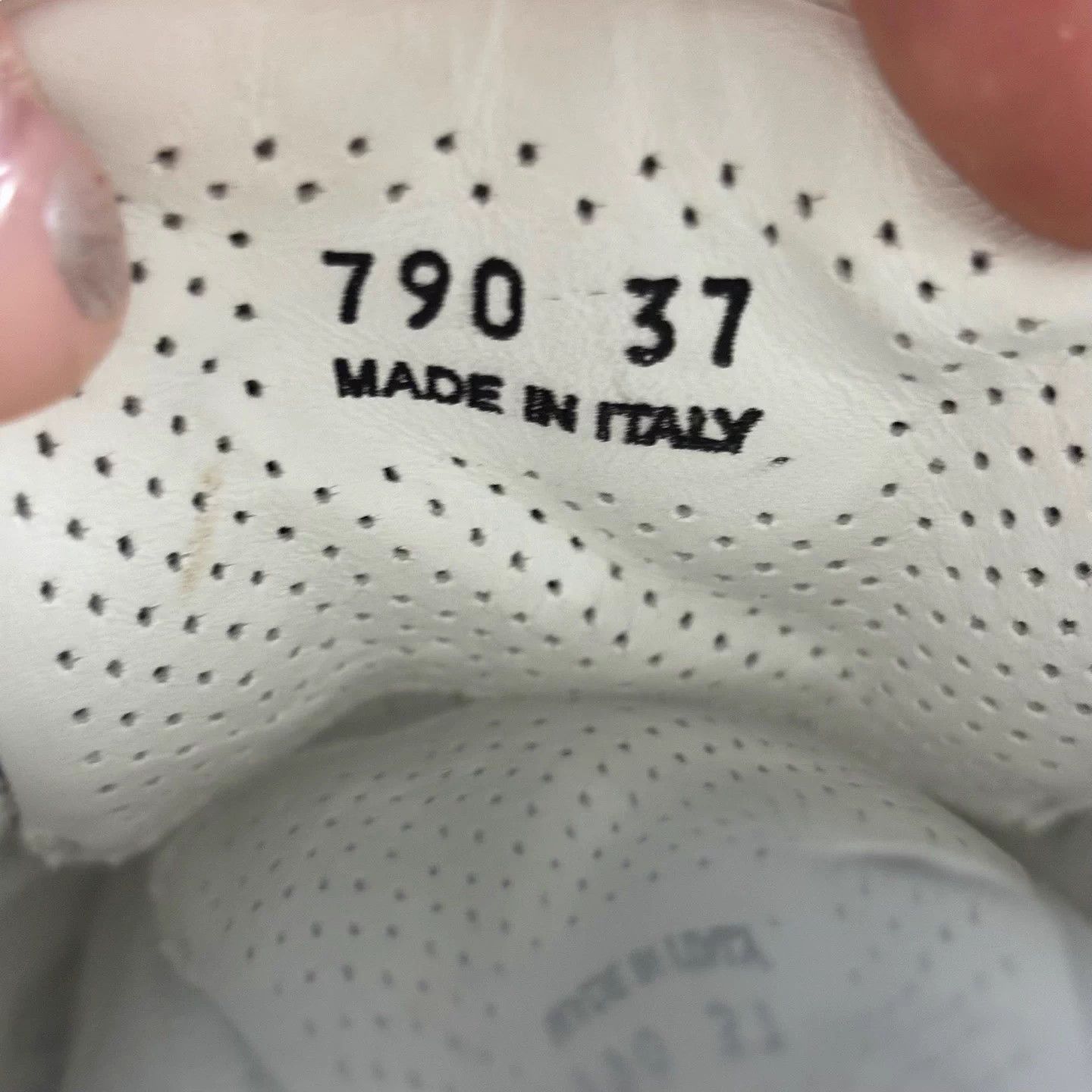 Prada Prada White Blue Triangle Logo Sneakers 37 EU 98% New Size US 6 / IT 36 - 4 Thumbnail