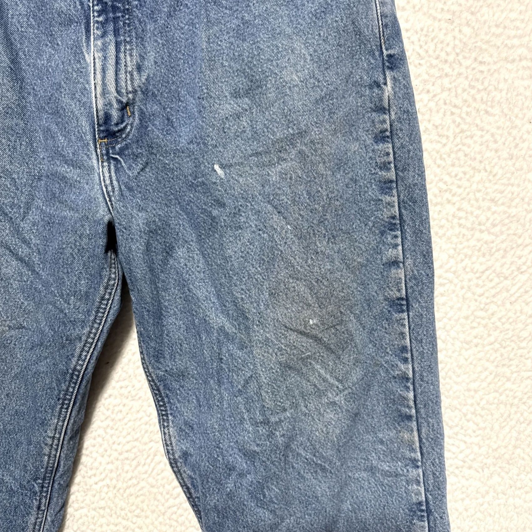Carhartt CARHARTT Jeans Relaxed Denim 38x31 5-Pocket Lined Plaid Blue Men’s Size 38 Inseam 31 Vintage No Size US 38 / EU 54 - 3 Thumbnail