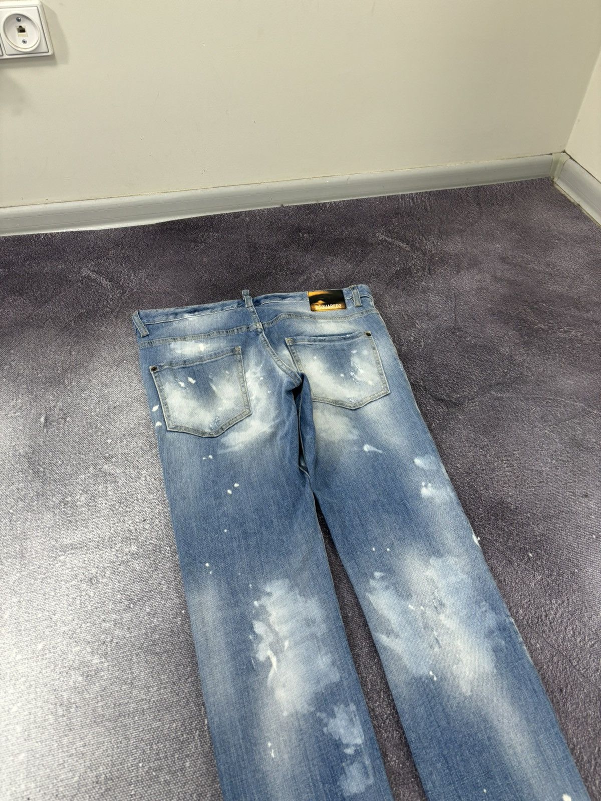 Dsquared2 Dsquared2 Light Blue Ripped Skinny Distressed Denim Jeans Size US 34 / EU 50 - 14 Thumbnail