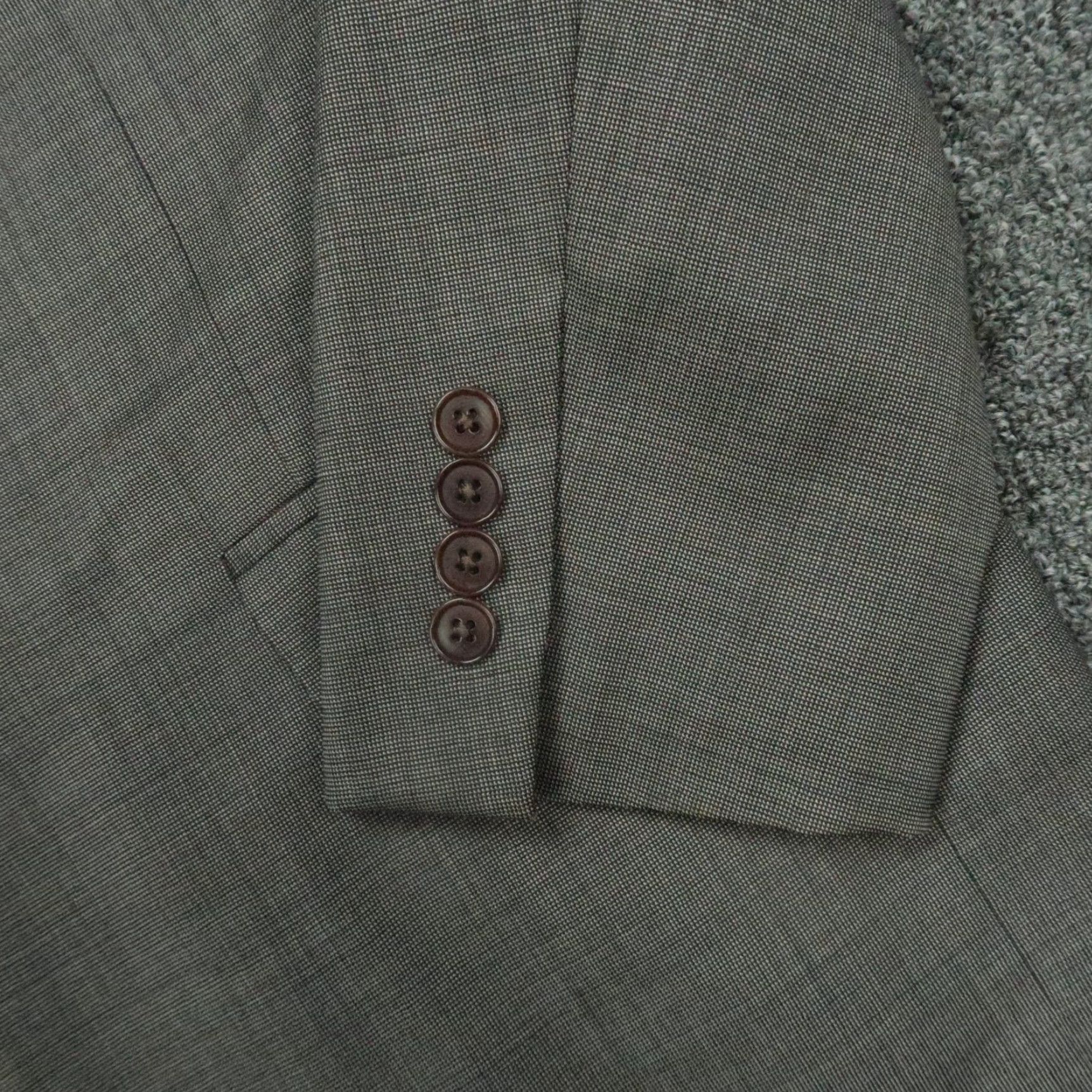 Brooks Brothers Brooks Brothers Blazer Mens 38S Gray Wool Regent Fit Sport Coat Jacket Size 38R - 5 Thumbnail