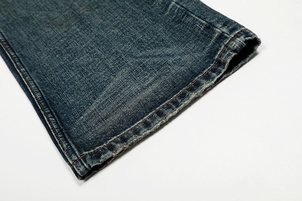 Vintage American distressed vintage washed ripped jeans for men Size US 32 / EU 48 - 6 Thumbnail
