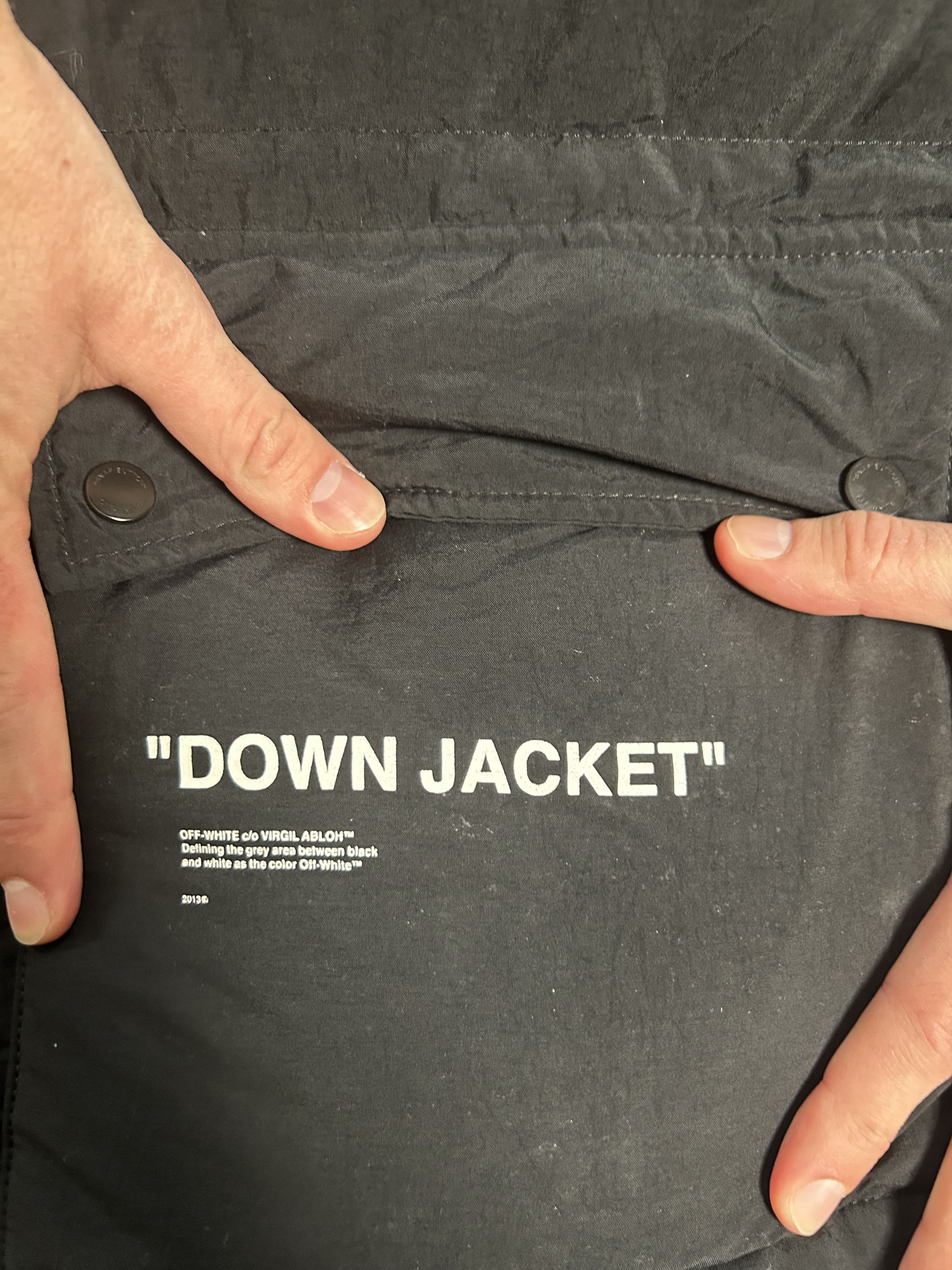 Off-White × Virgil Abloh Off White Off-white down jacket downjacket Size US L / EU 52-54 / 3 - 4 Thumbnail