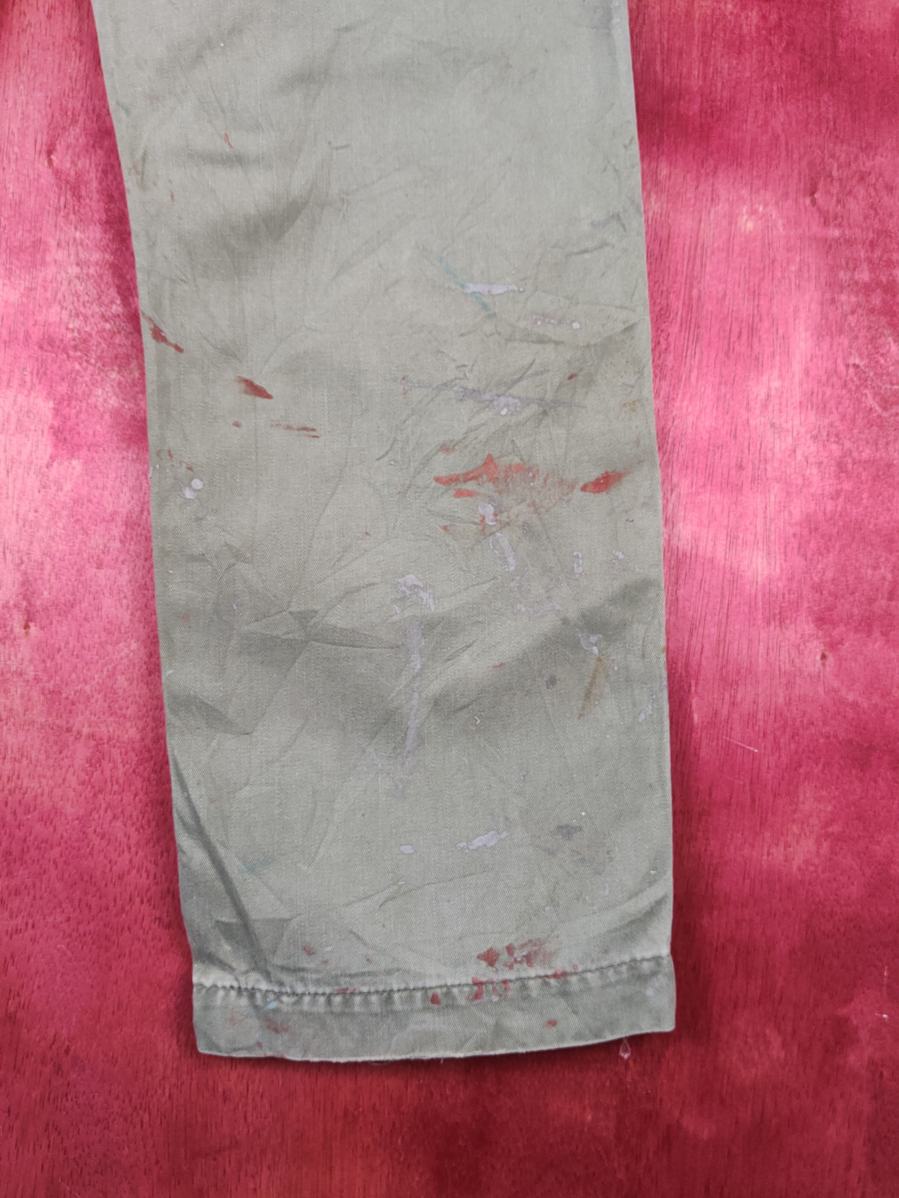 Japanese Brand × Uniqlo Uniqlo Green Faded Multipocket Casual Pants #S1443 Size US 32 / EU 48 - 11 Thumbnail