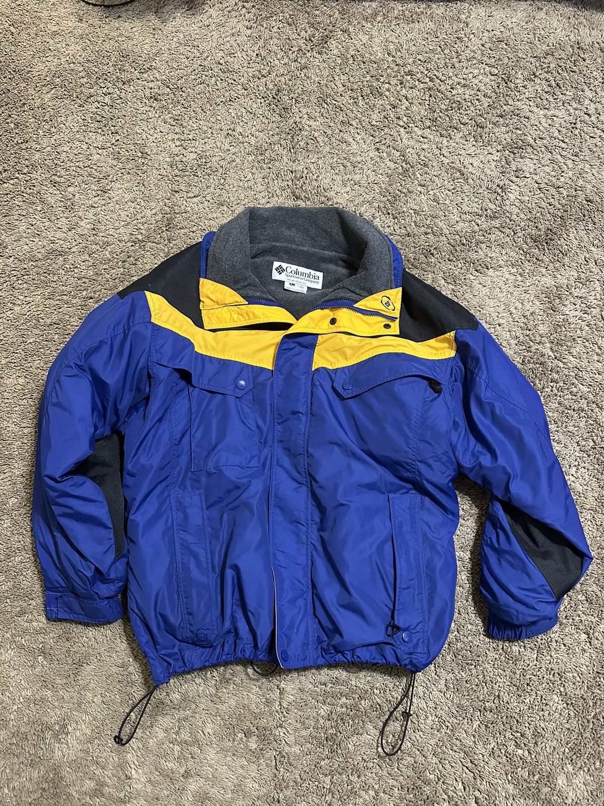 Columbia × Vintage Vintage Columbia puffer “yellow & blue” coat 90s size large Size US L / EU 52-54 / 3 - 1 Thumbnail