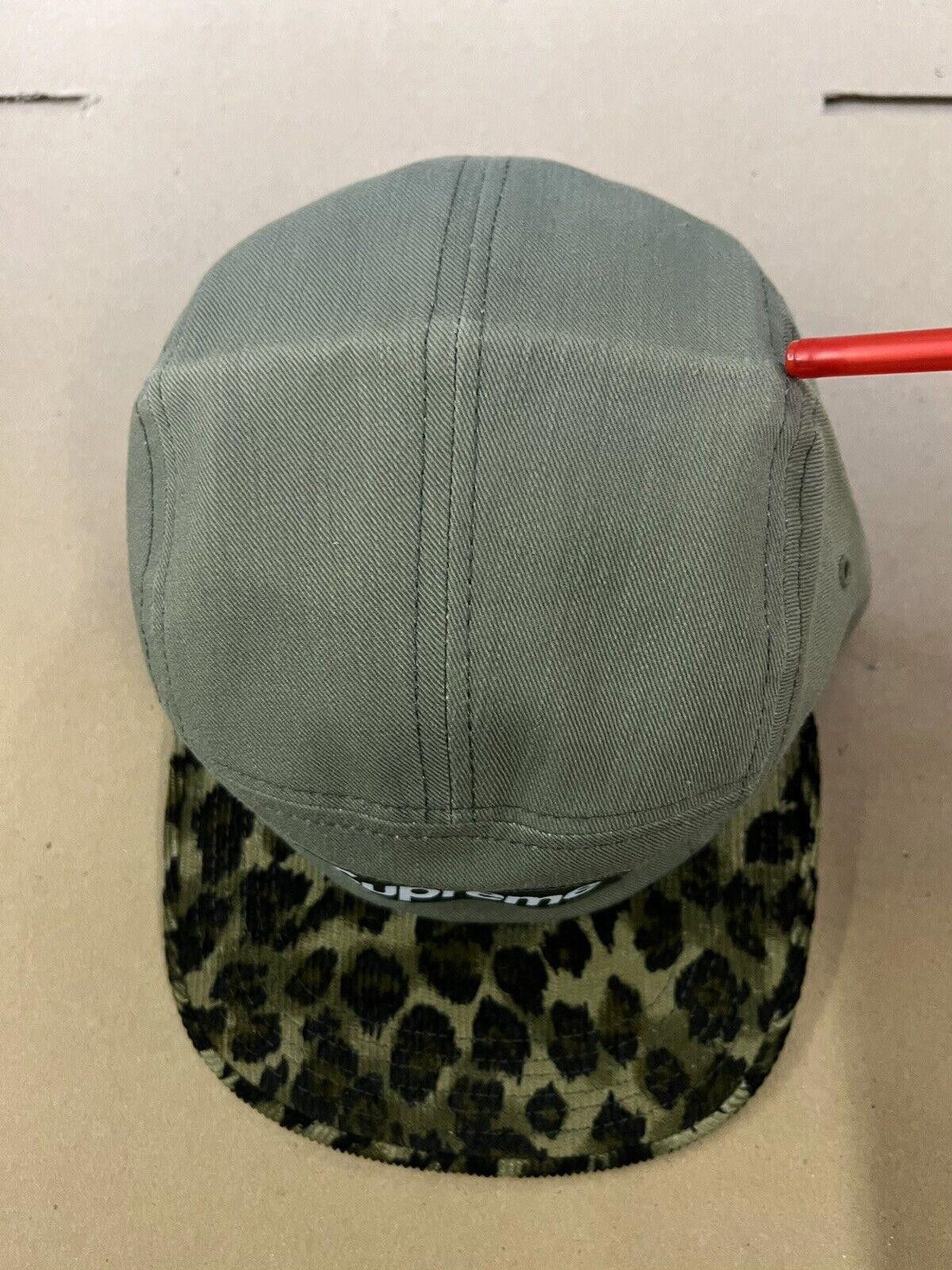 Supreme FW11 Supreme Safari Leopard Olive Box Logo 5 Panel Camp Cap Size ONE SIZE - 3 Thumbnail