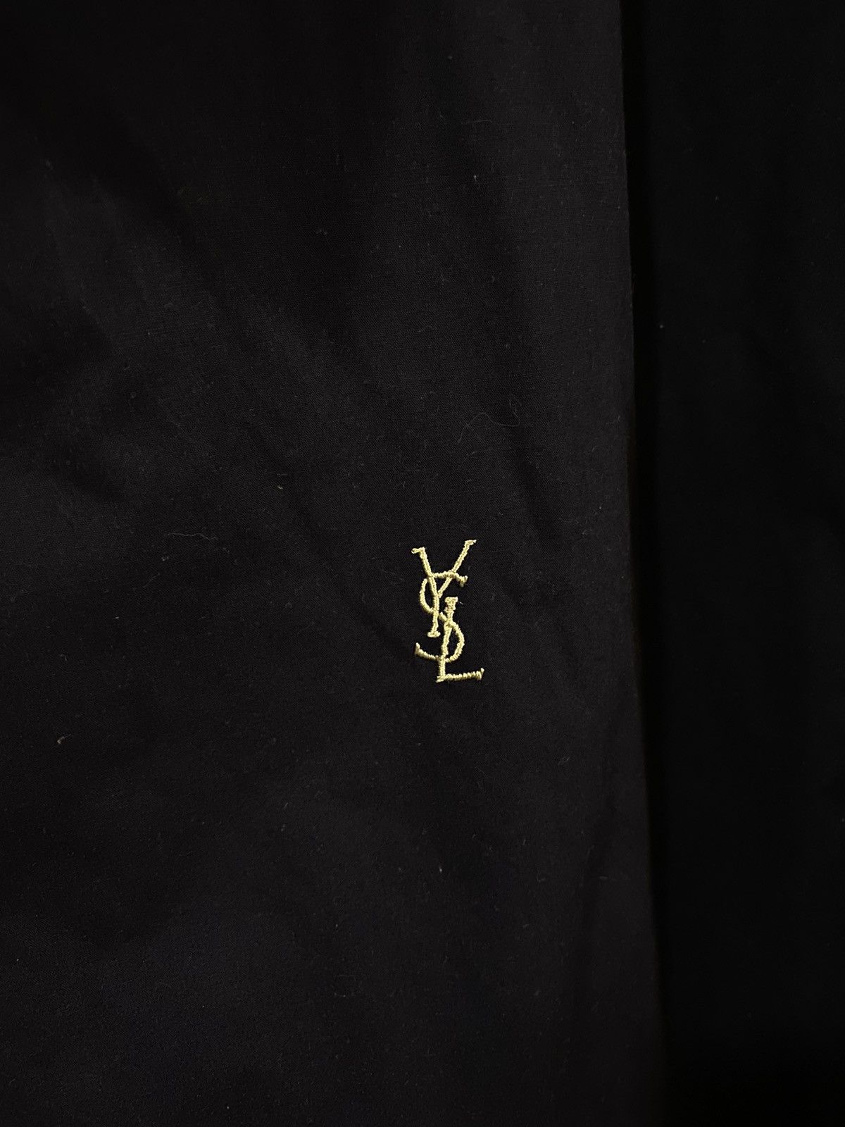 Yves Saint Laurent Warm YSL Jacket Navy YSL Bomber Size US XXL / EU 58 / 5 - 4 Thumbnail
