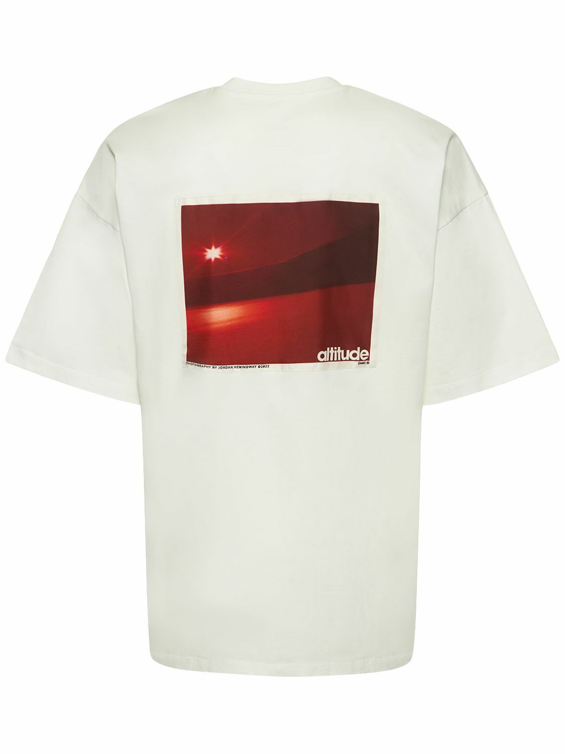 OAMC o1y0225 Logo Crewneck T-Shirt in White Size US M / EU 48-50 / 2 - 2 Thumbnail