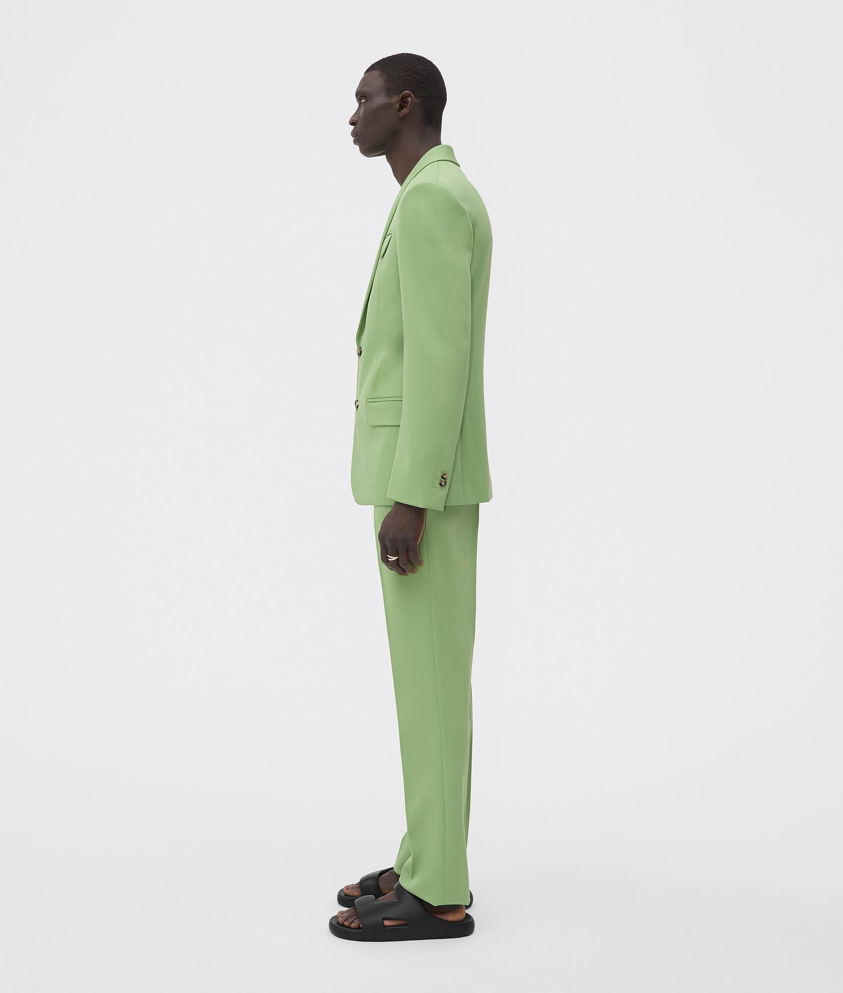 Bottega Veneta o1n1vont0125 Jacket in Pistachio Size US L / EU 52-54 / 3 - 2 Thumbnail