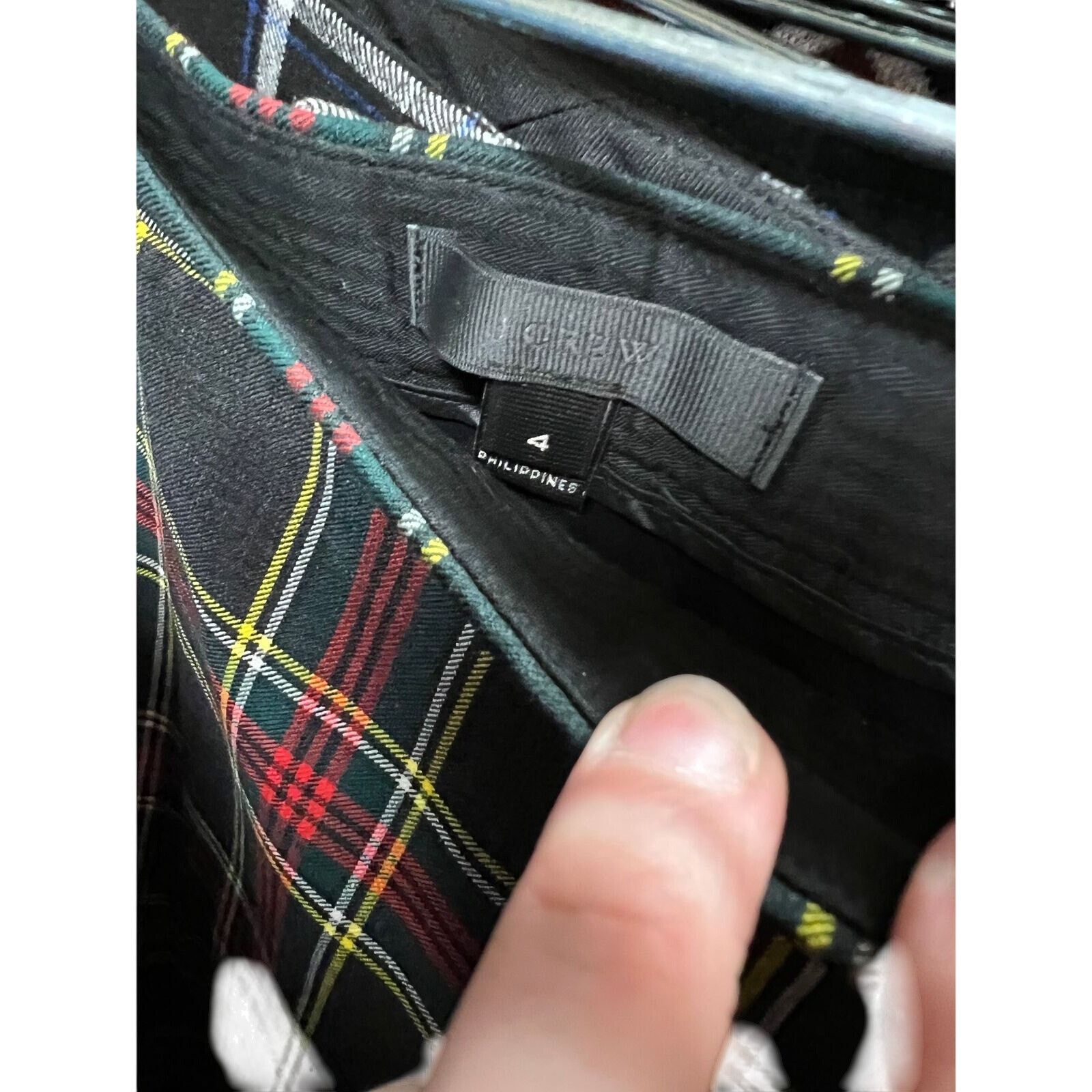 J.Crew J Crew plaid tartan pant sz 4 Size 27" / US 4 / IT 40 - 4 Thumbnail