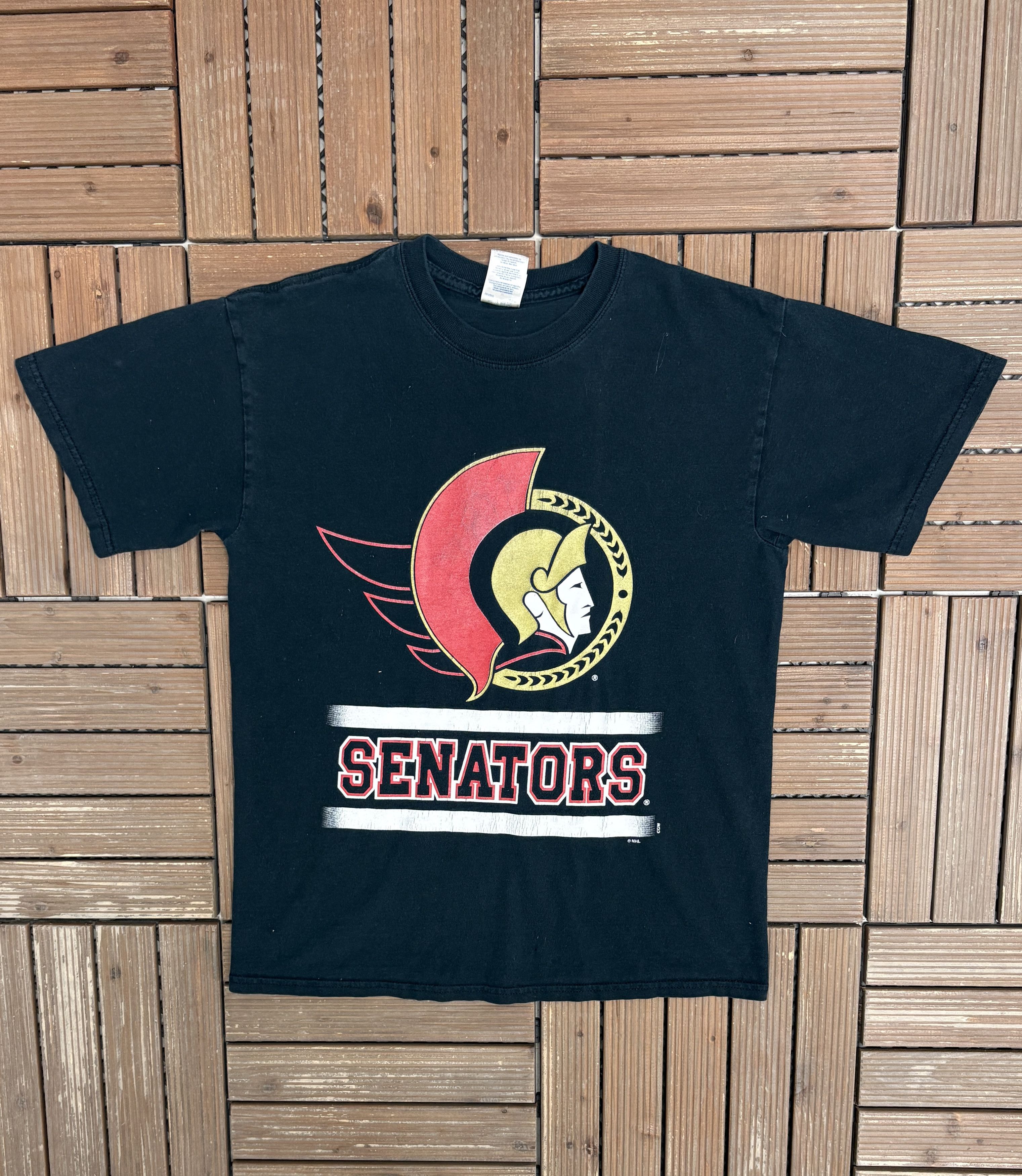 Vintage Ottawa Senators Vintage Black T-Shirt Tee Size US M / EU 48-50 / 2 - 1 Thumbnail