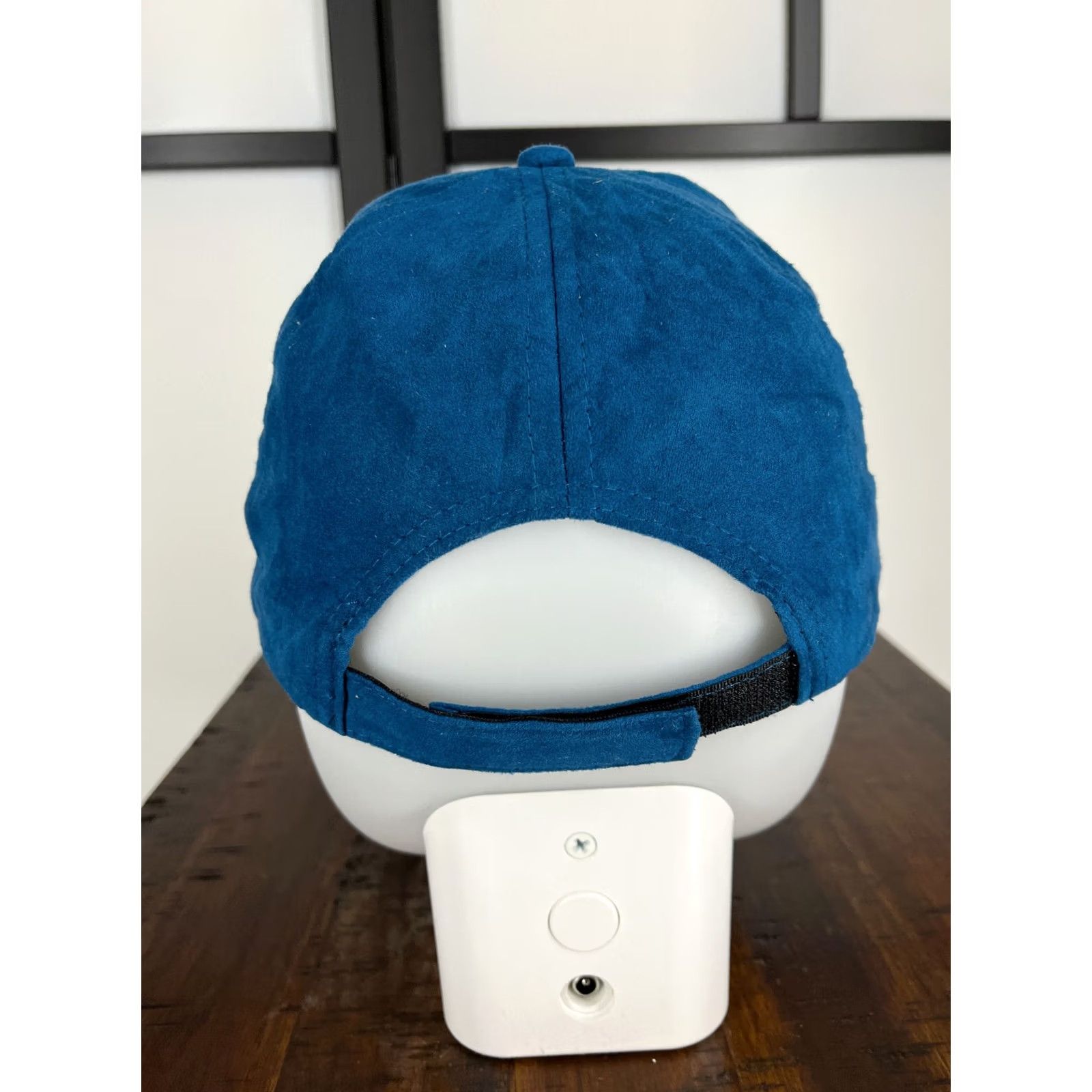 Vintage Nike Hat Cap Strap Back Womens One Size Blue Rhinestone Bling Jeweled Polyester Blend Strap Back Adjustable Fashion Hat Size ONE SIZE - 6 Thumbnail