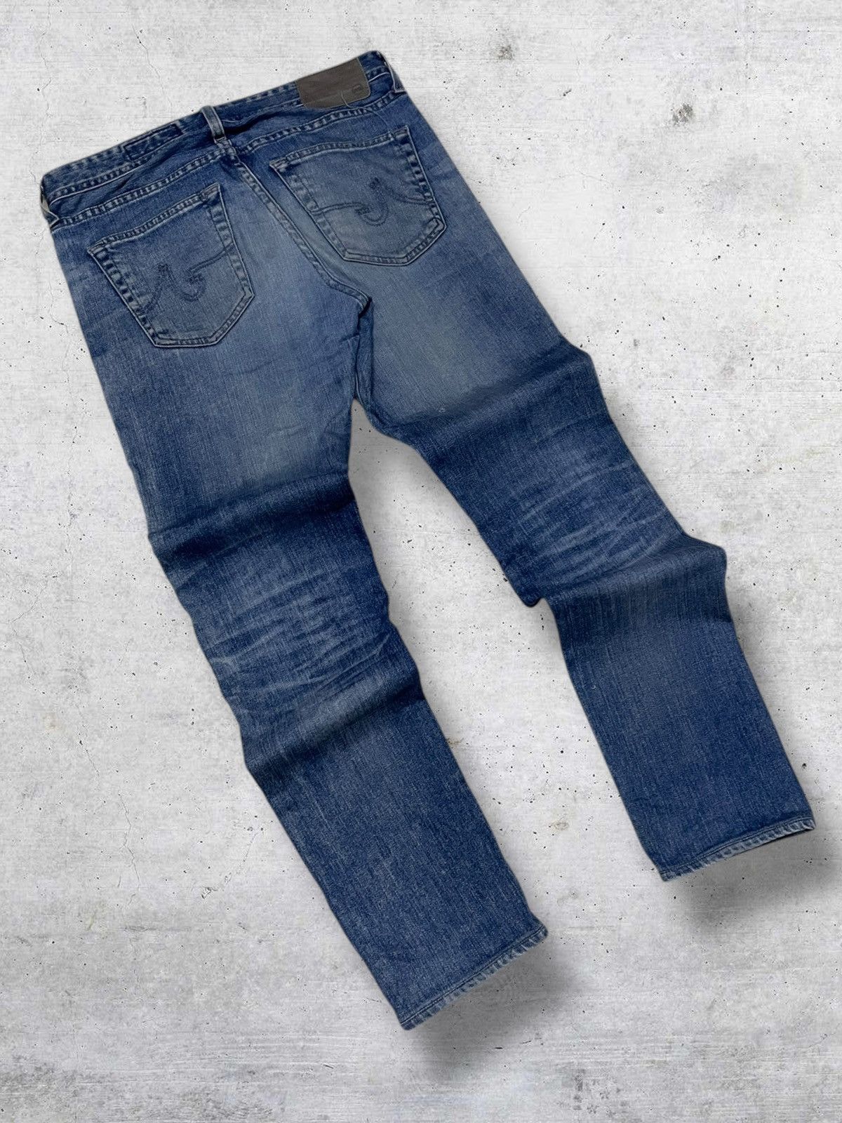 Japanese Brand VINTAGE ADRIANO GOLDSCMED RIPPED DIRTY GRUNGE SKINNY DENIM Size US 31 - 10 Thumbnail