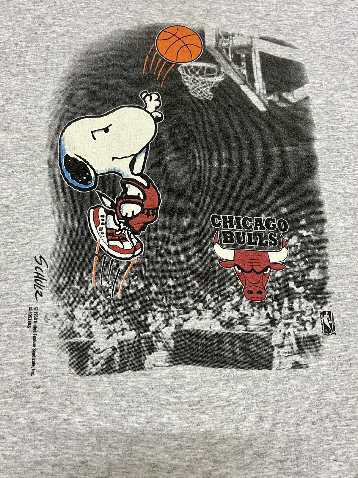 NBA VINTAGE CHICAGO BULLS x SNOOPY TEE Size US M / EU 48-50 / 2 - 14 Thumbnail