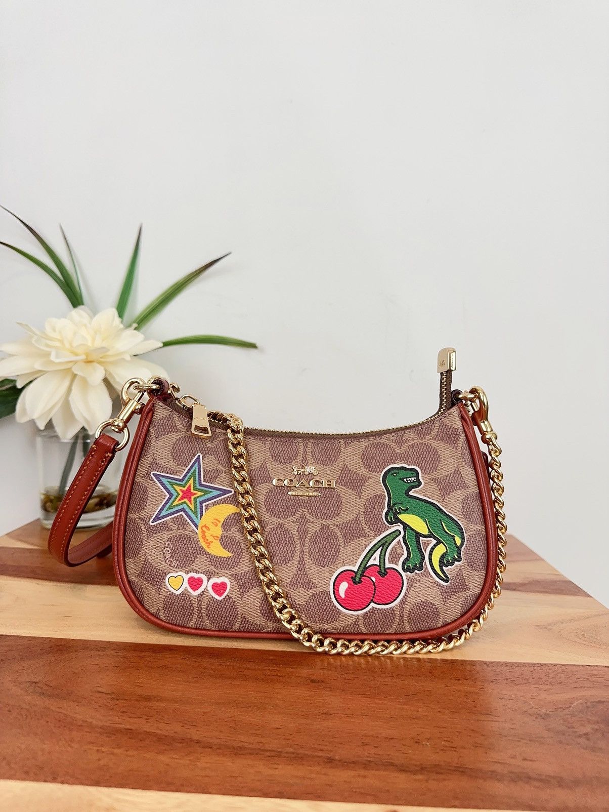 Coach NWT Coach Teri Mini Crossbody Bag With Sticker Print Size ONE SIZE - 2 Thumbnail