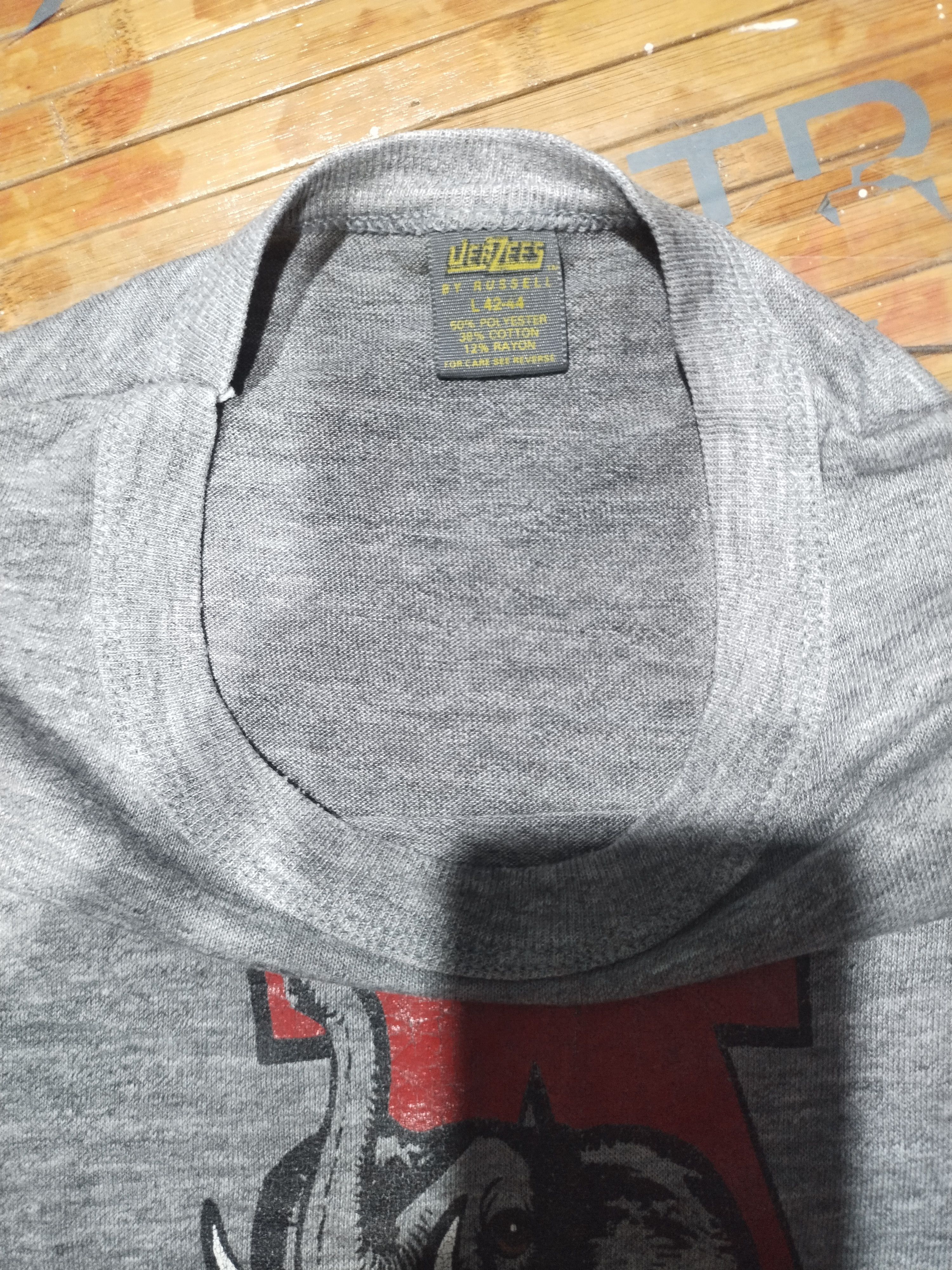 Jerzees × Vintage T Shirt Crimson Tide, 3 Blend Rayon "Crafted Pride in USA Size US L / EU 52-54 / 3 - 5 Thumbnail